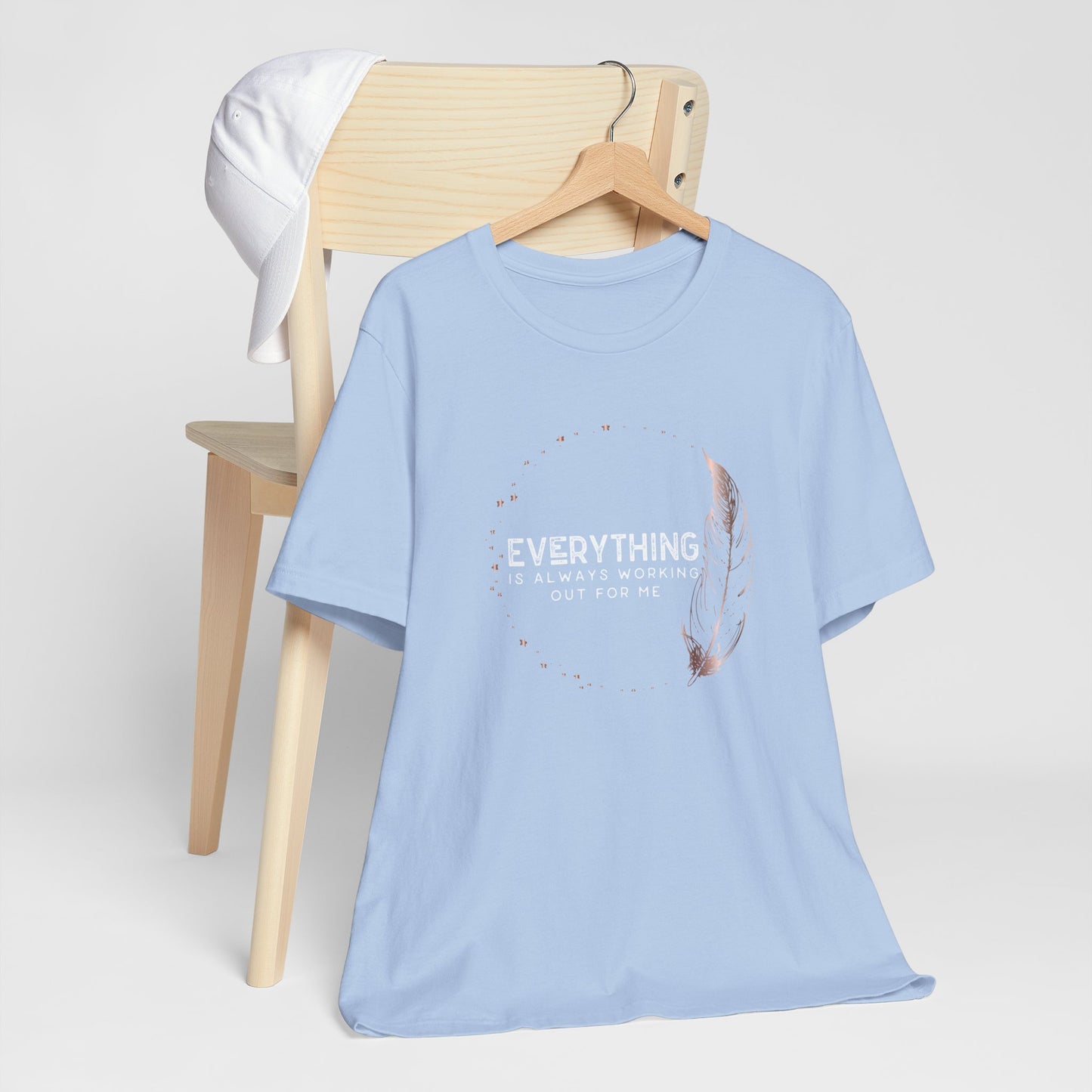 INSPIRED Everything is always ... Jersey Short Sleeve Tee