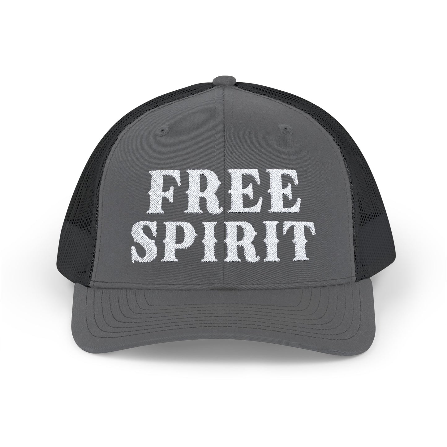 FREE SPIRIT W Embroidered Snapback Trucker Cap