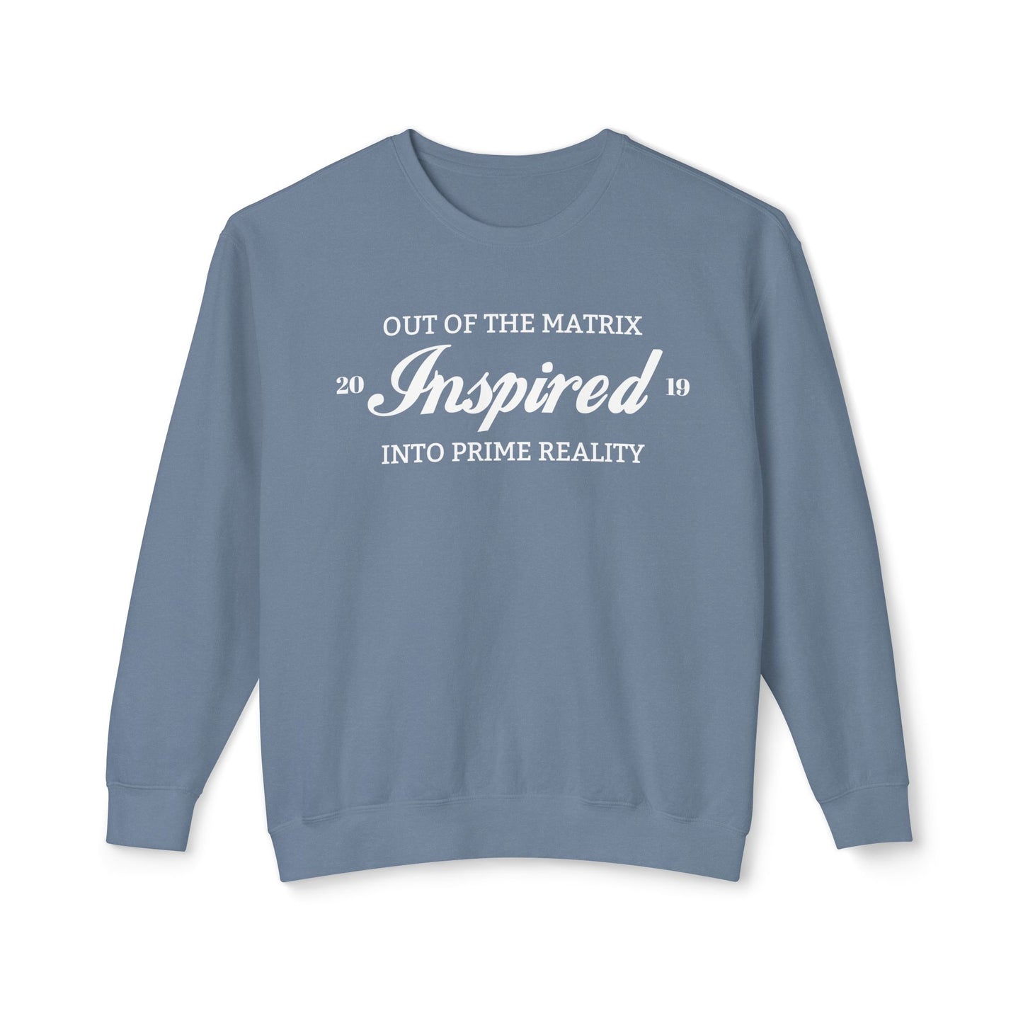 INSPIRED PRIME REALITY Unisex Lightweight Crewneck Sweatshirt W
