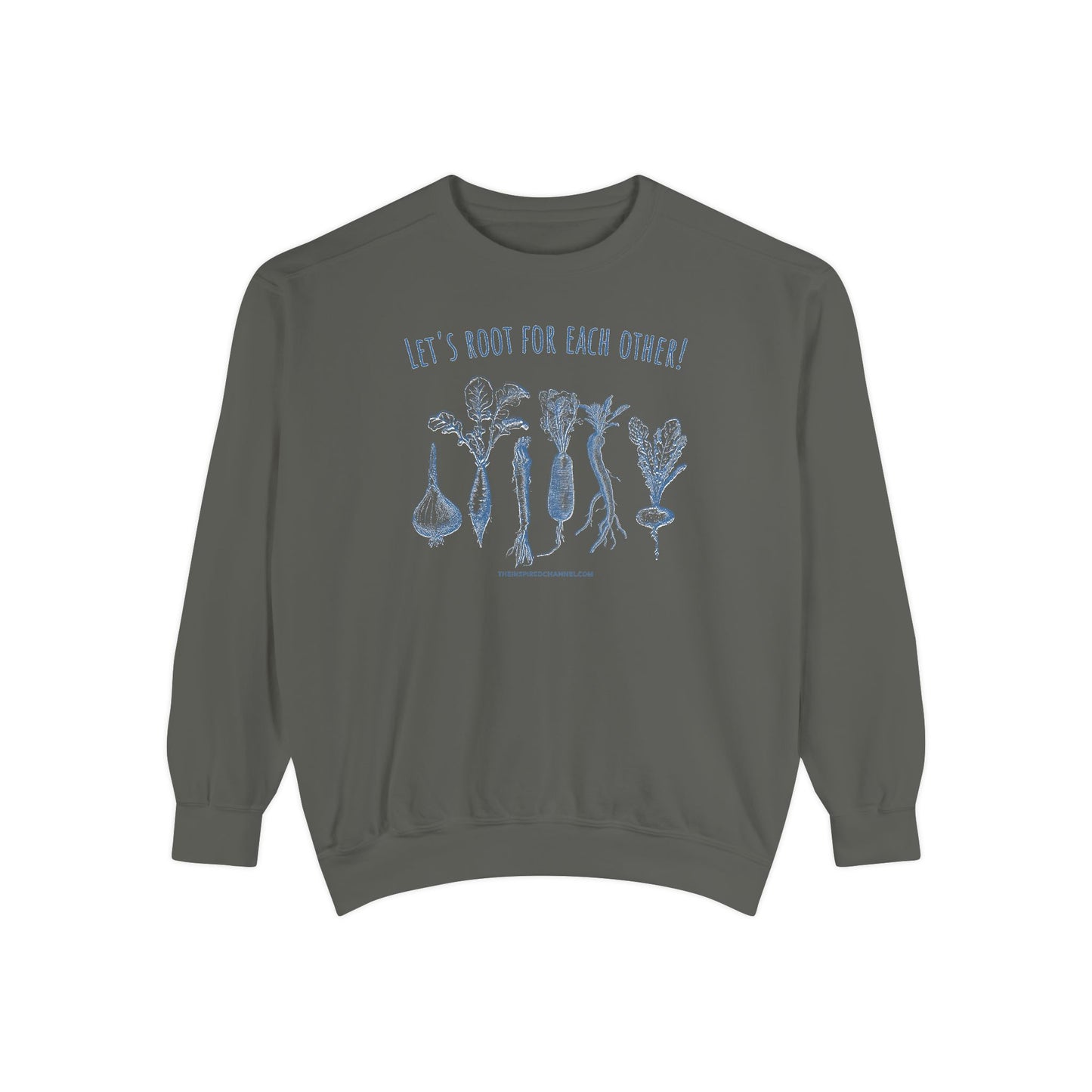 INSPIRED GARDEN L Unisex Dyed Sweatshirt