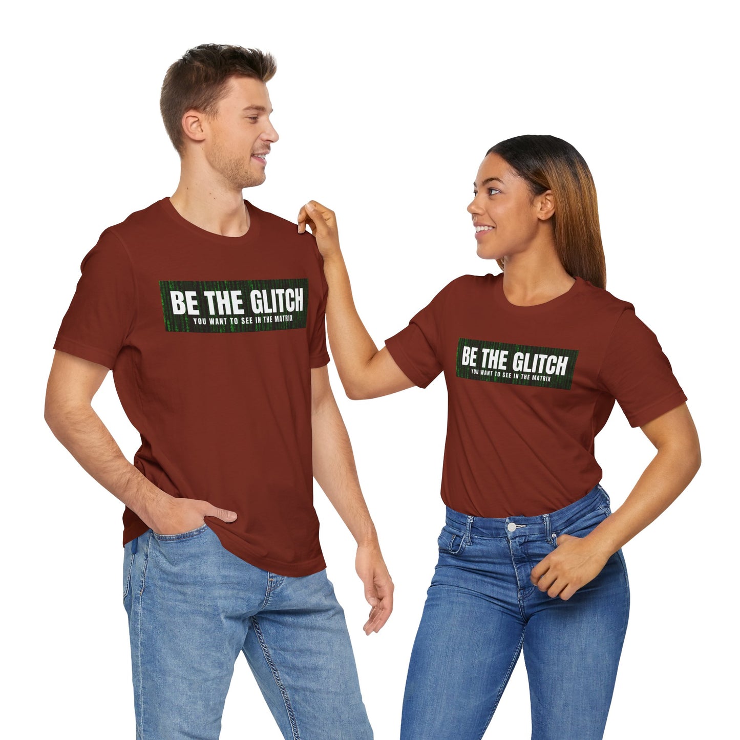 BE THE GLITCH Jersey UNISEX Short Sleeve Tee