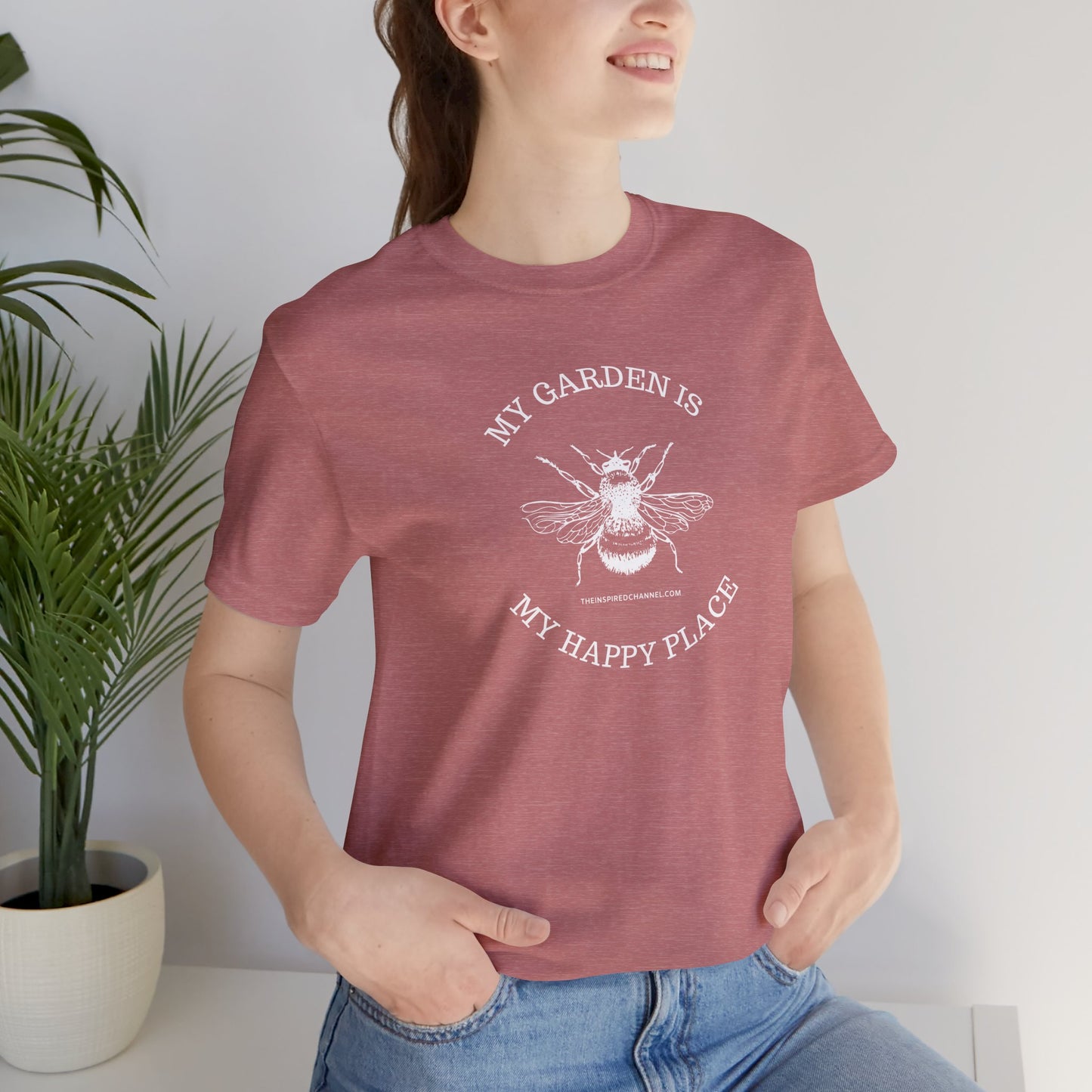 INSPIRED GARDEN Unisex Jersey Short Sleeve Tee