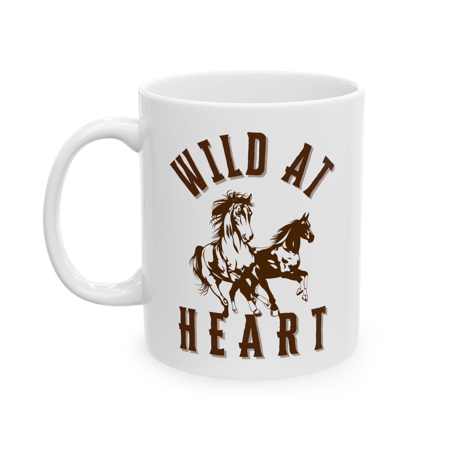 WILD AT HEART Ceramic Mug, (11oz, 15oz)