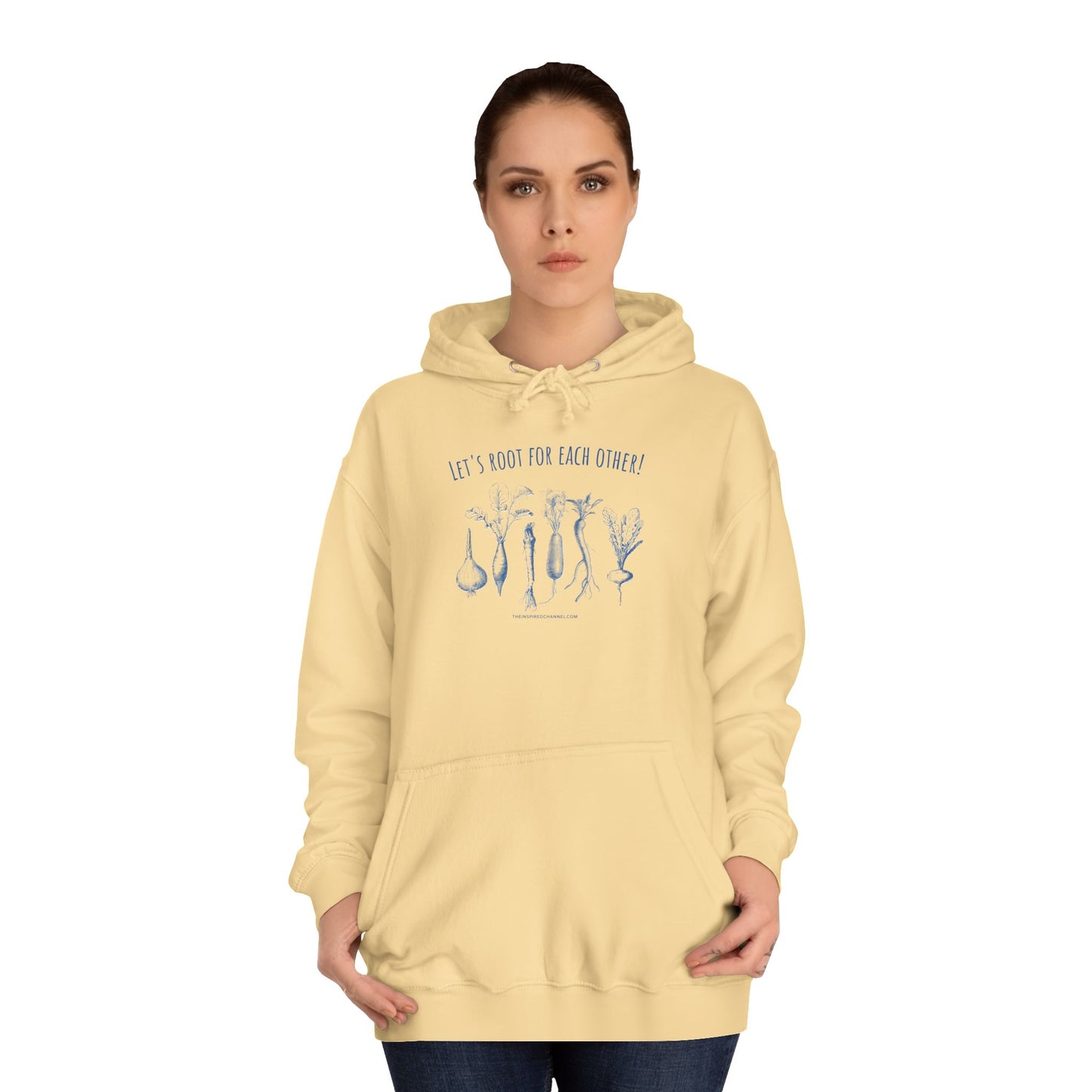 INSPIRED GARDEN L UNISEX College Hoodie