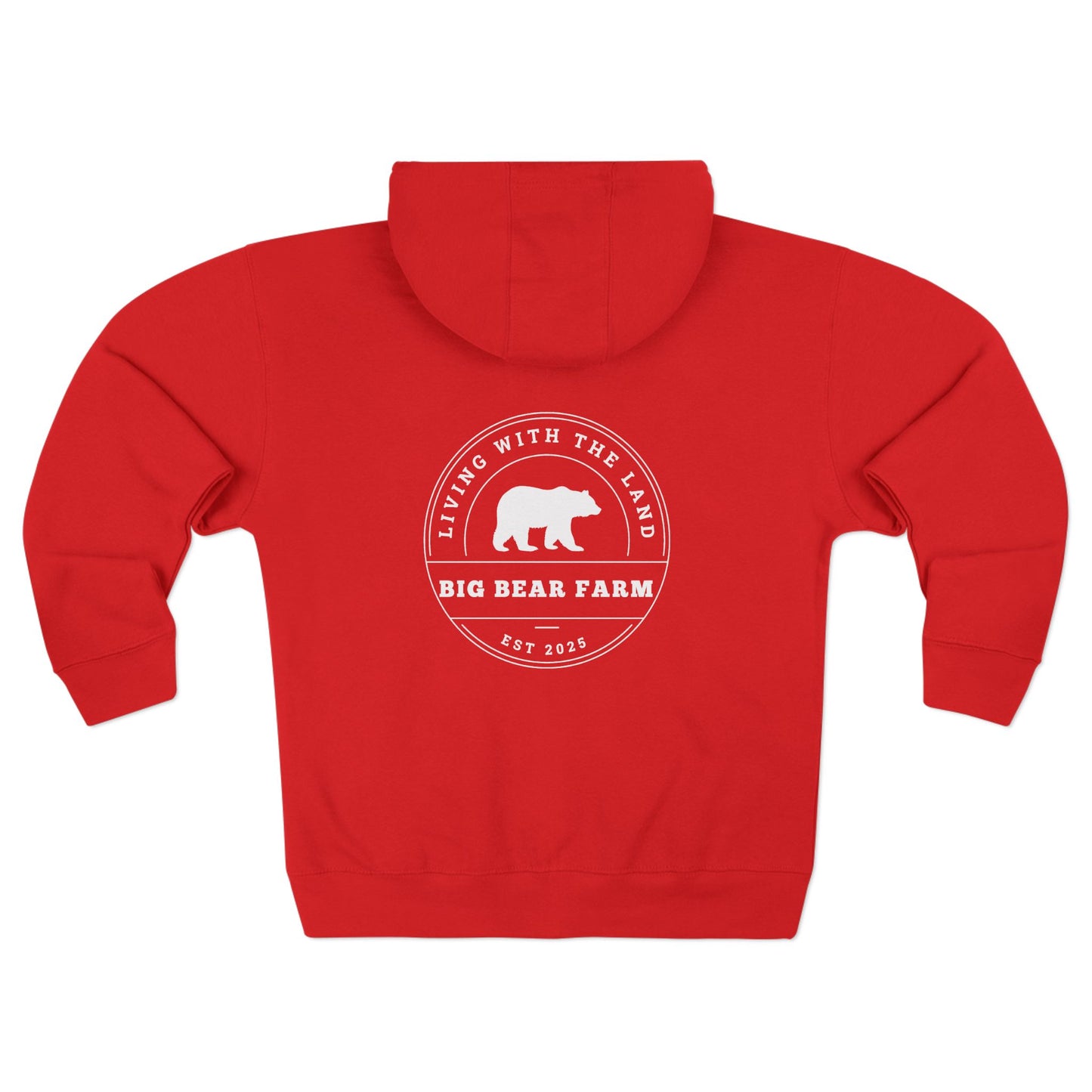 Big Bear Farm Cozy Unisex Zip Hoodie for Everyday Wear