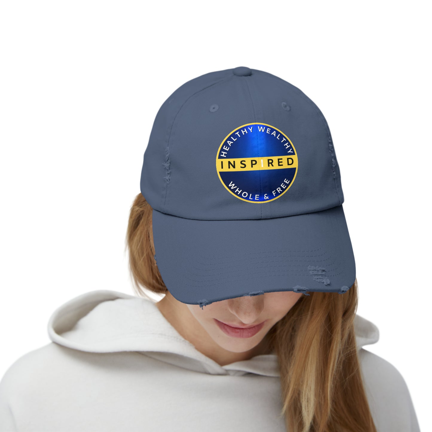 INSPIRED HWWF Unisex Distressed Cap