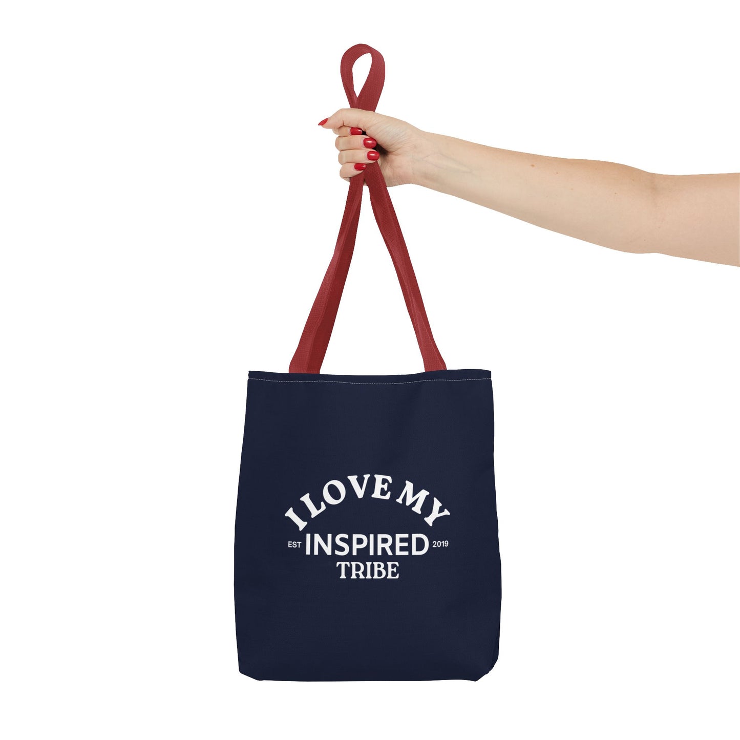 I LOVE MY INSPIRED TRIBE Tote Bag (AOP)