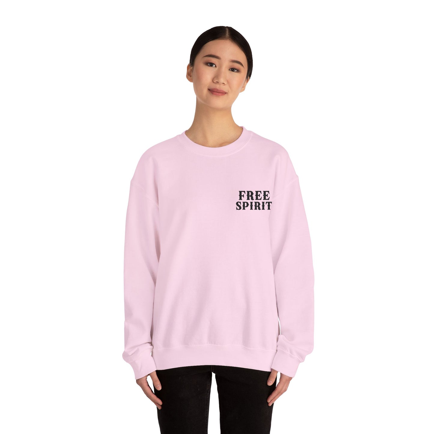 FREE SPIRIT EMBROIDERED Unisex Heavy Blend™ Crewneck Sweatshirt