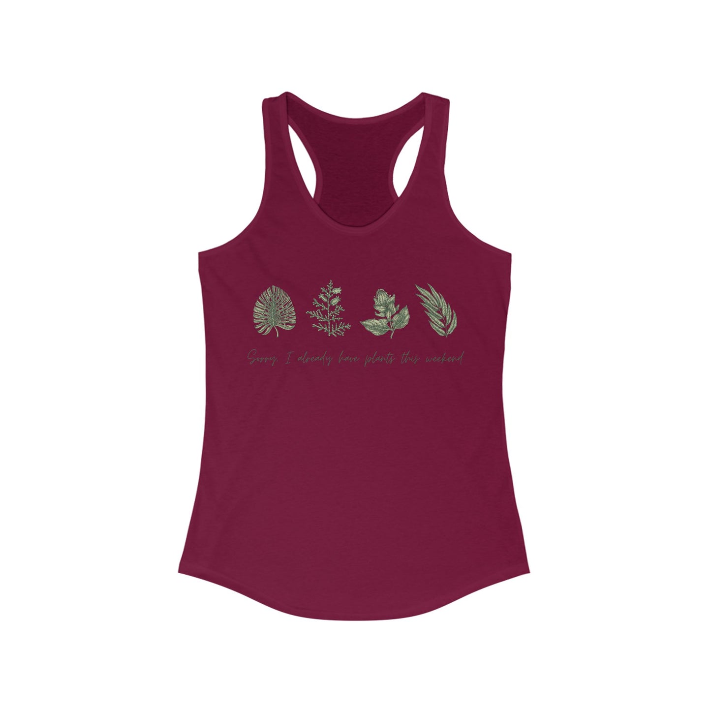 INSPIRED GARDEN P Women's Ideal Racerback Tank