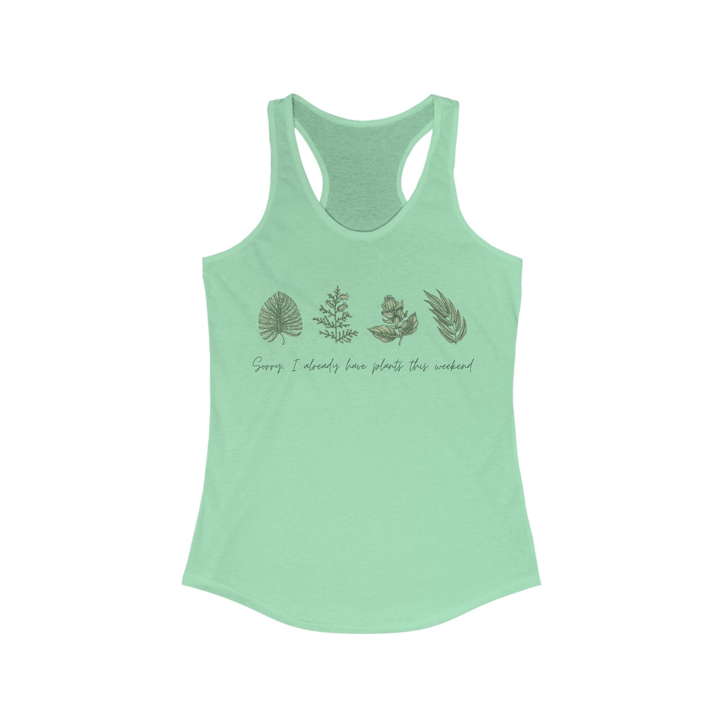 INSPIRED GARDEN P Women's Ideal Racerback Tank
