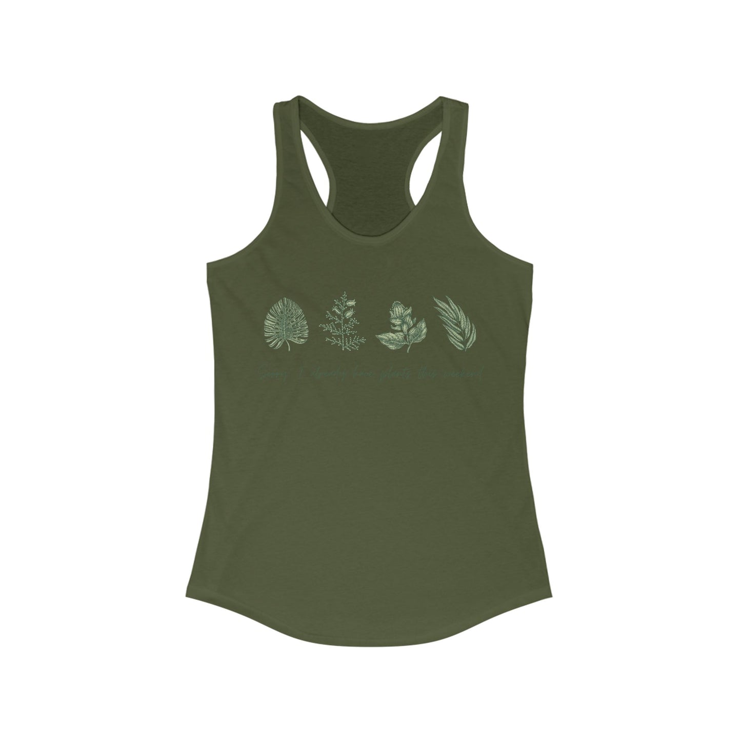 INSPIRED GARDEN P Women's Ideal Racerback Tank