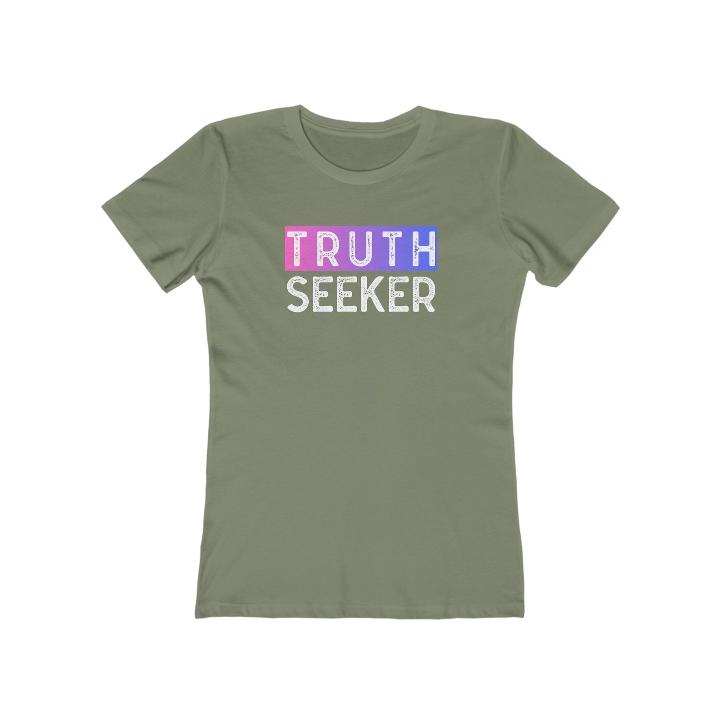 INSPIRED Truth Seeker Grad The Boyfriend Tee for WOMEN
