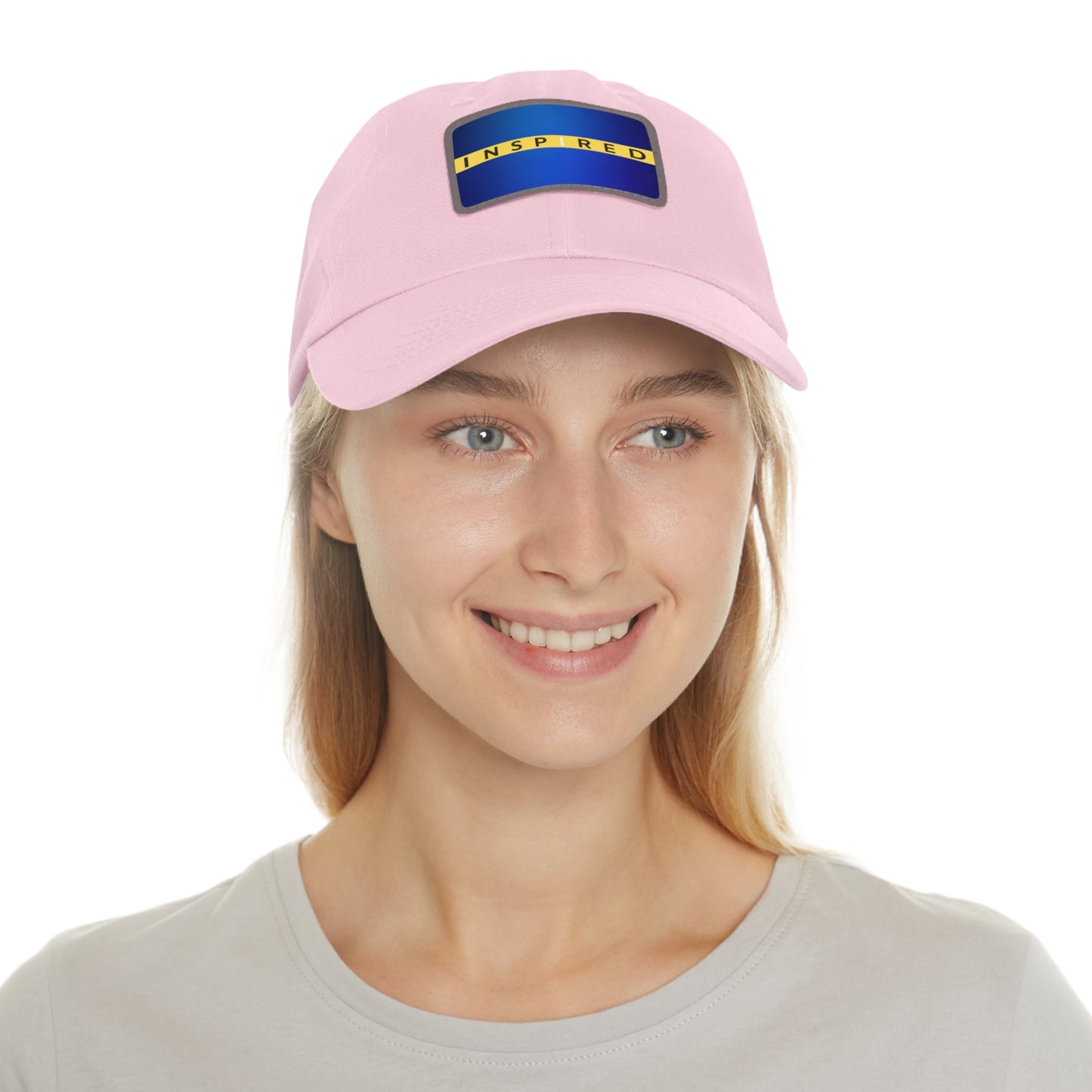 INSPIRED HWWF Dad Hat with Leather Patch