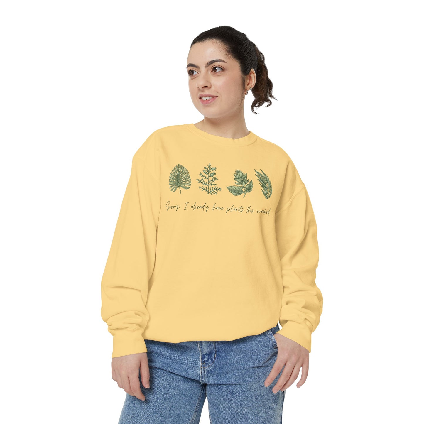 INSPIRED GARDEN P Unisex Dyed Sweatshirt