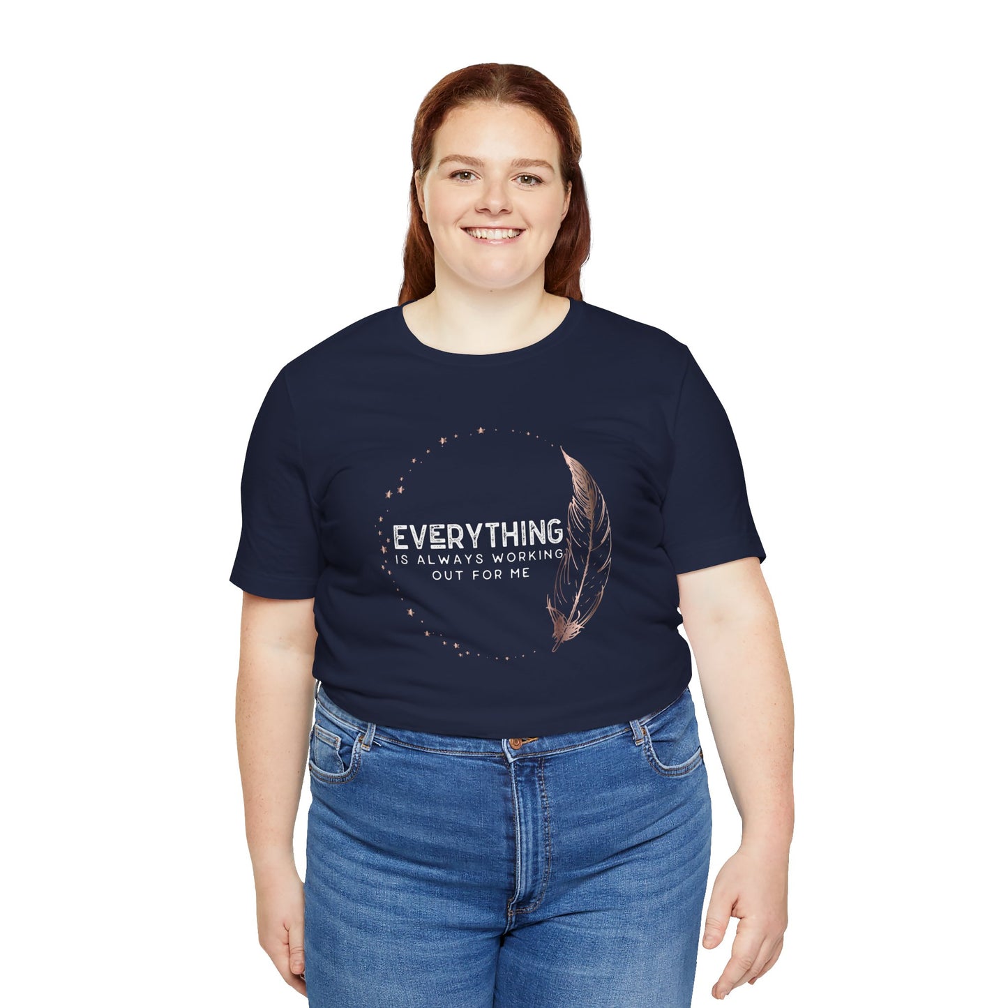 INSPIRED Everything is always ... Jersey Short Sleeve Tee