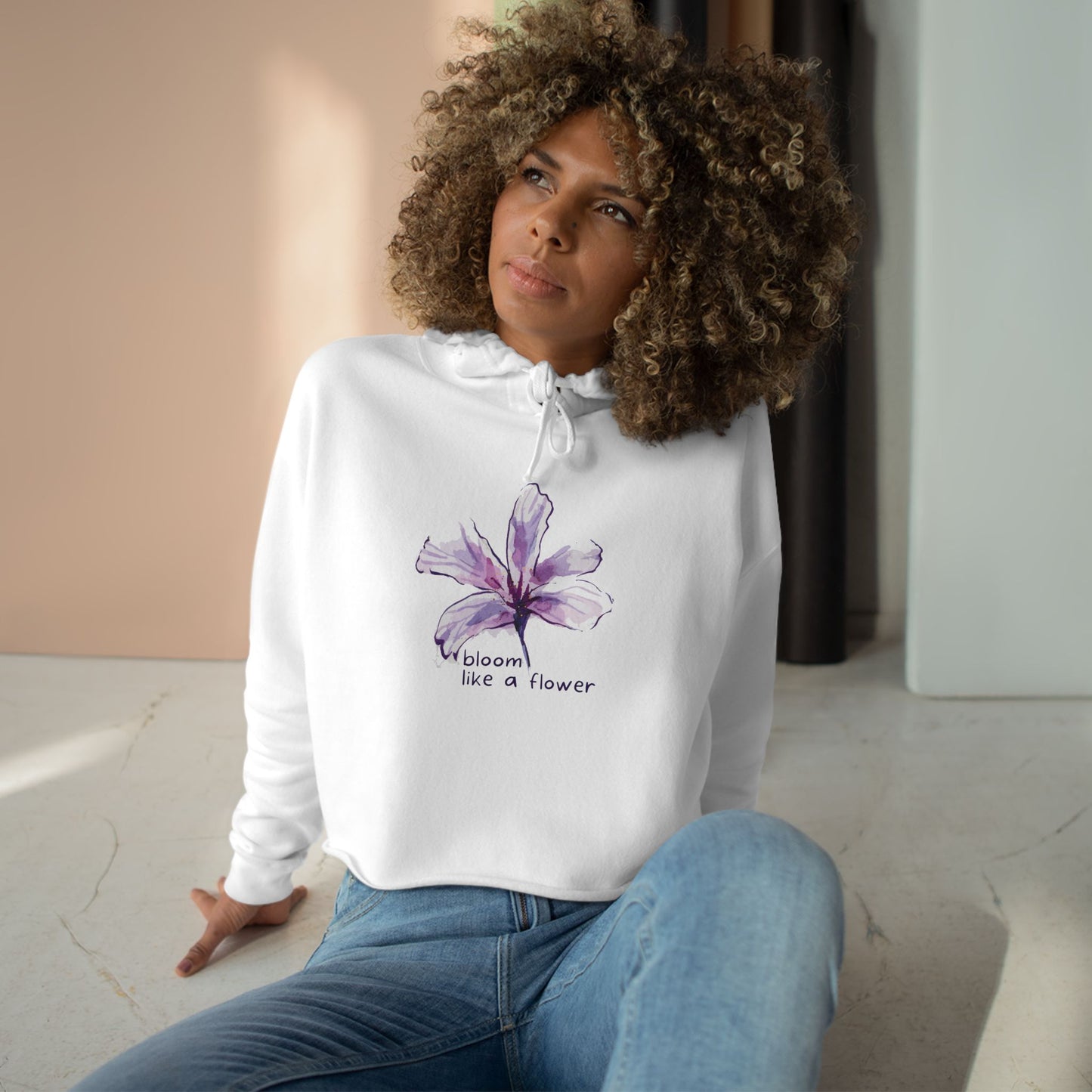INSPIRED GARDEN Crop Hoodie