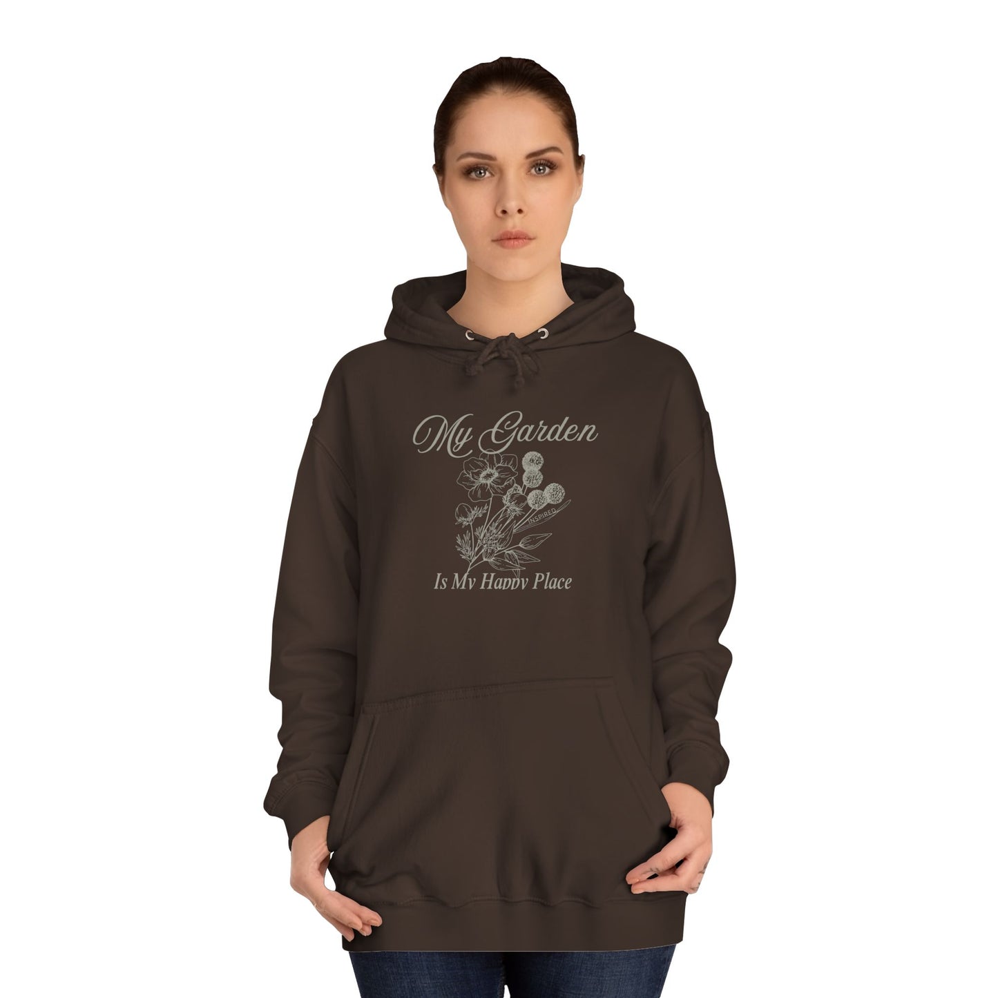 INSPIRED GARDEN M UNISEX College Hoodie