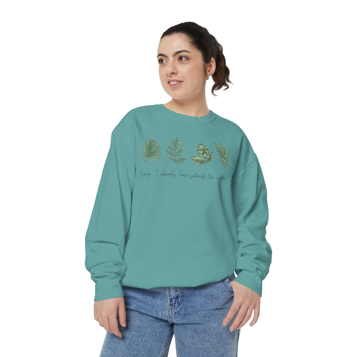 INSPIRED GARDEN P Unisex Dyed Sweatshirt