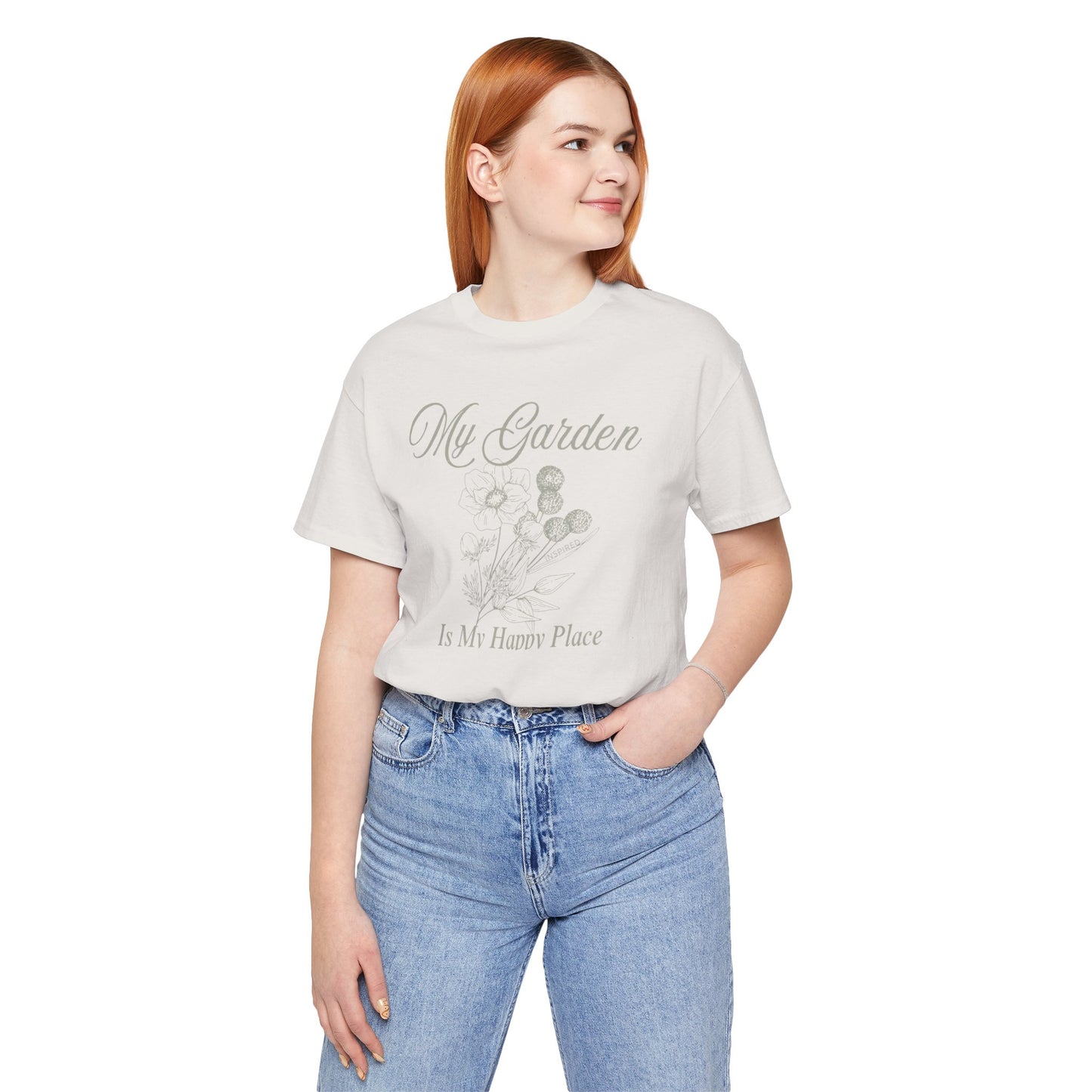 INSPIRED GARDEN M Unisex Jersey Short Sleeve Tee