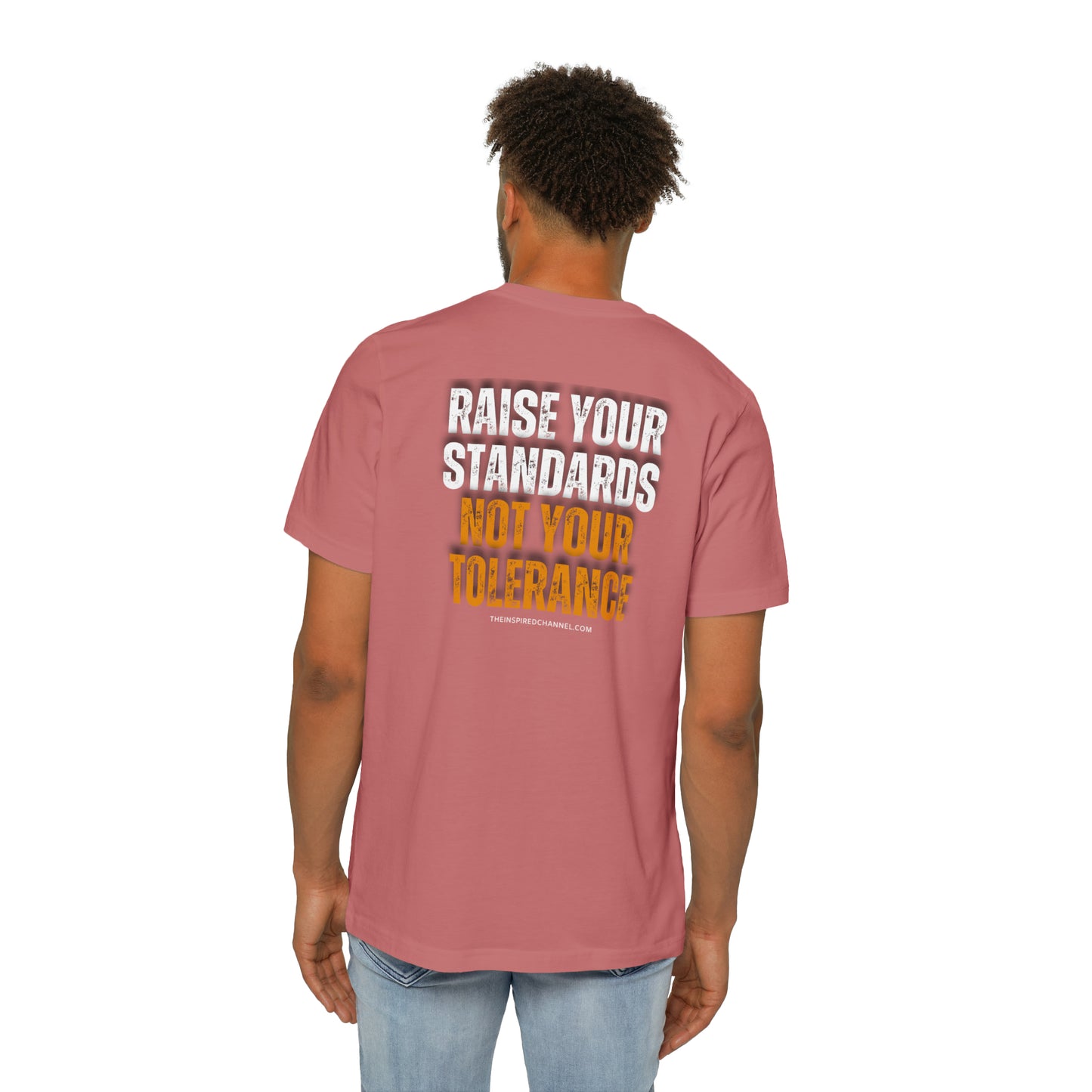 INSPIRED Men Raise Your Standards USA-Made Unisex Short-Sleeve Jersey T-Shirt