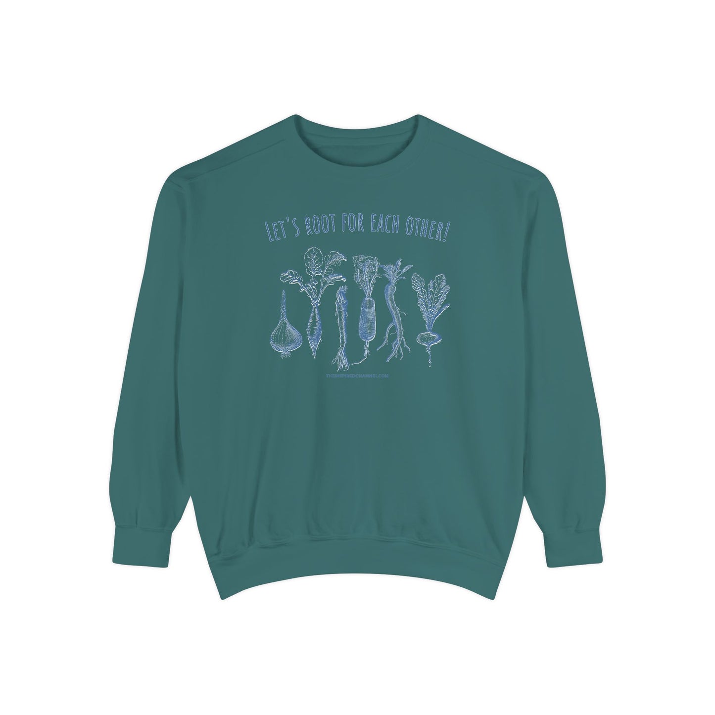 INSPIRED GARDEN L Unisex Dyed Sweatshirt