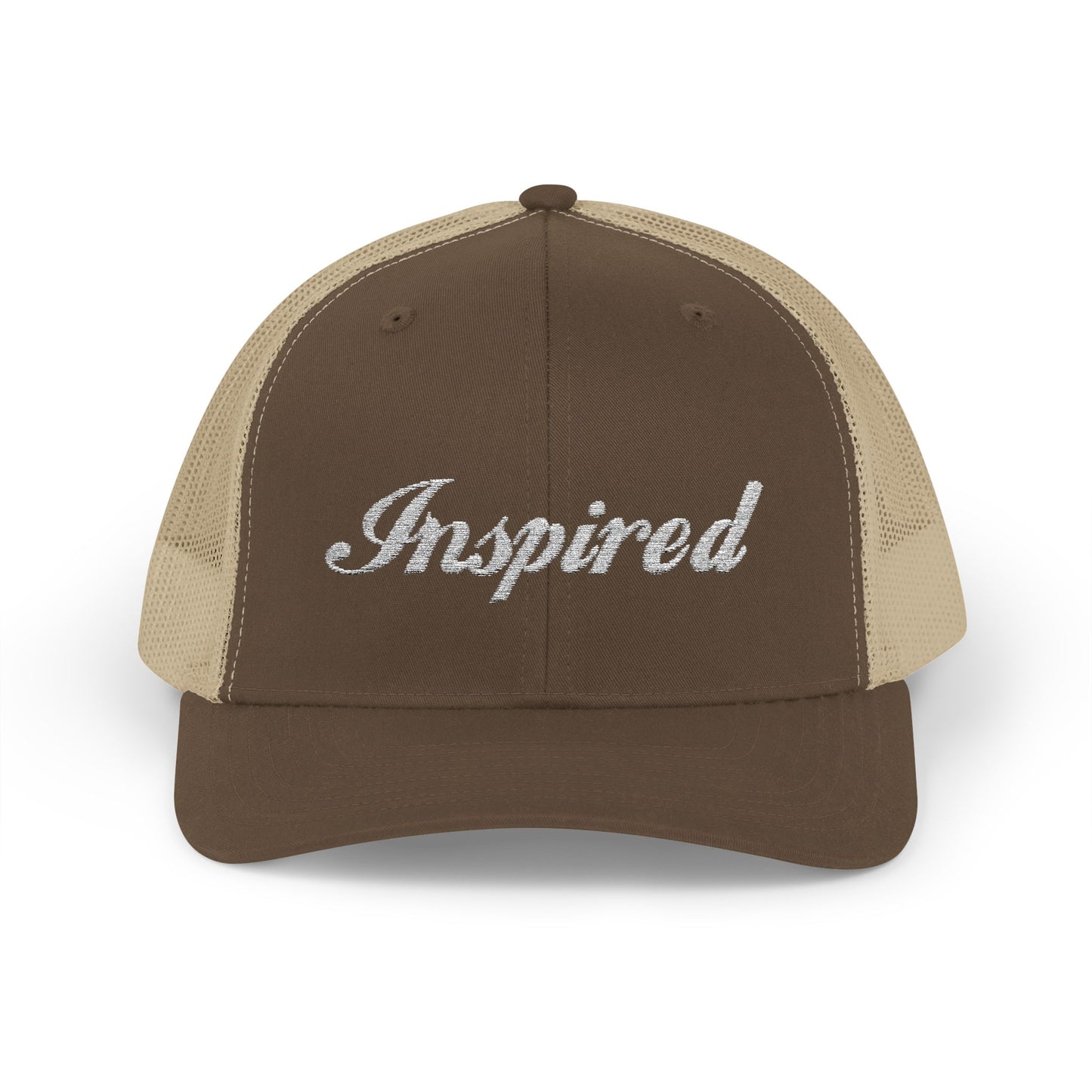 INSPIRED Embroidered Snapback Trucker Cap