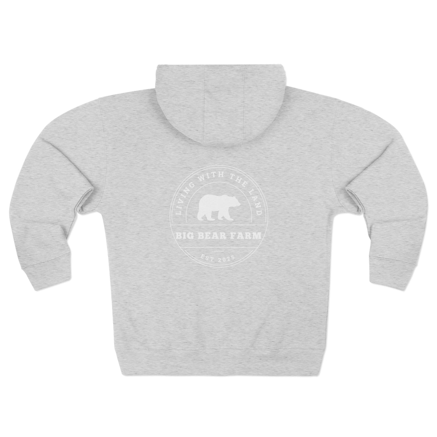 Big Bear Farm Cozy Unisex Zip Hoodie for Everyday Wear