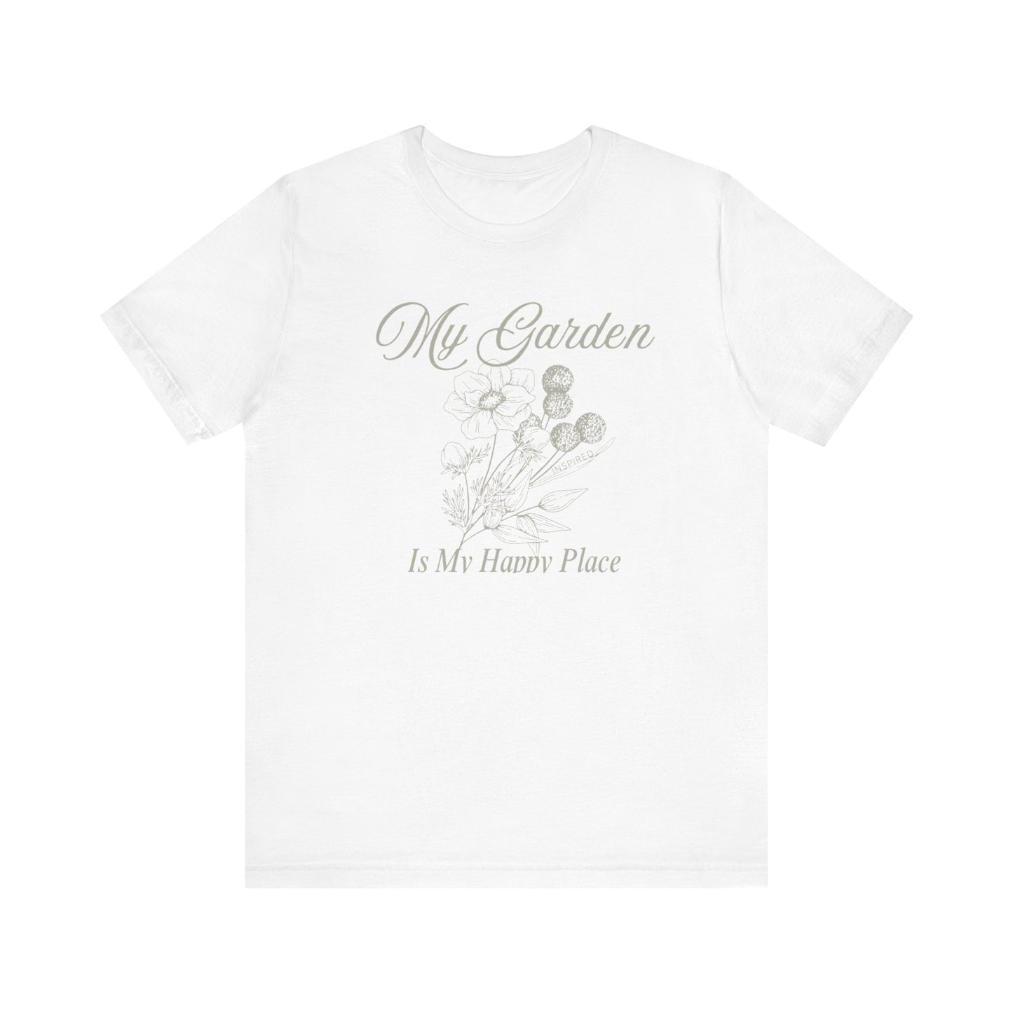 INSPIRED GARDEN M Unisex Jersey Short Sleeve Tee
