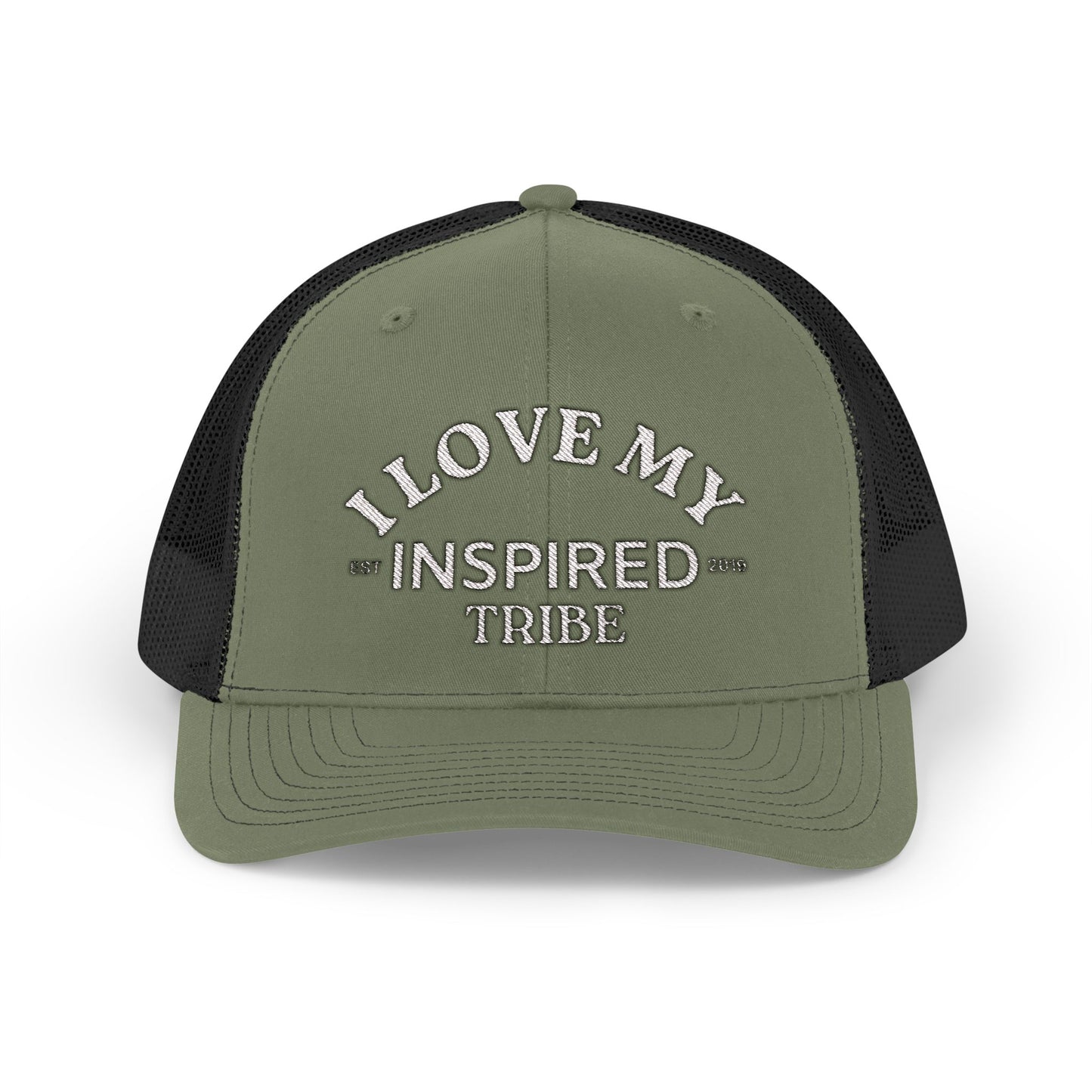 I LOVE MY INSPIRED TRIBE Embroidered Snapback Trucker Cap