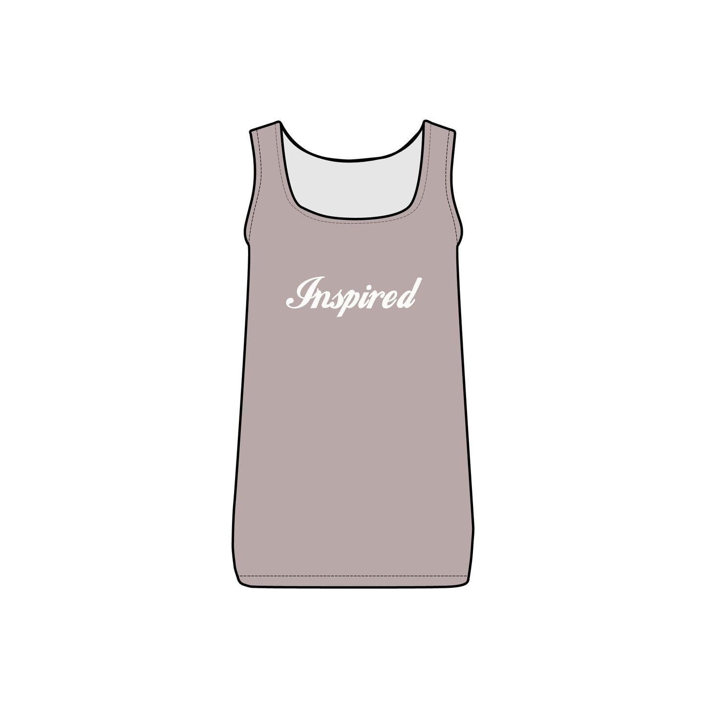 iNSPIRED Women's Micro Ribbed Tank Top