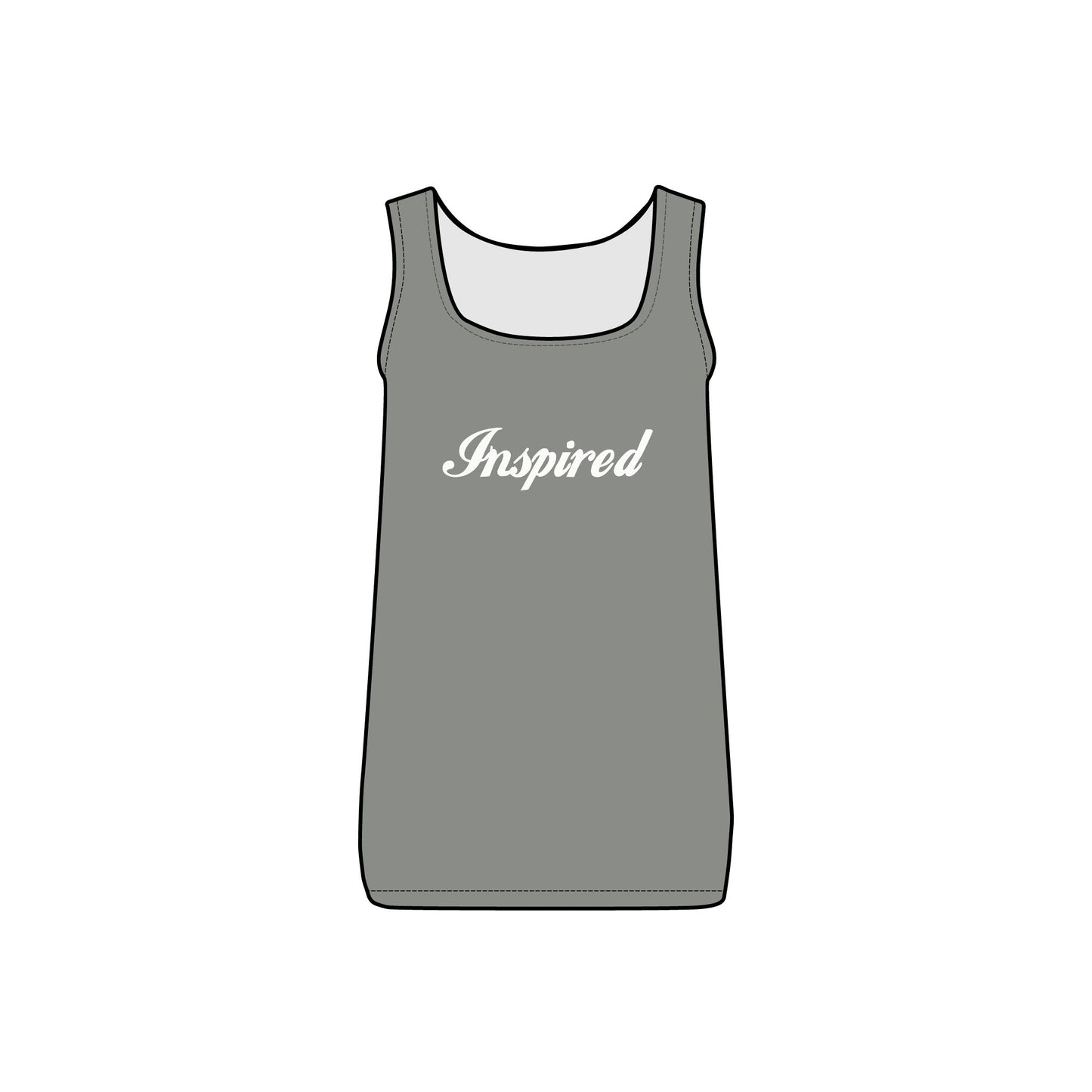 iNSPIRED Women's Micro Ribbed Tank Top