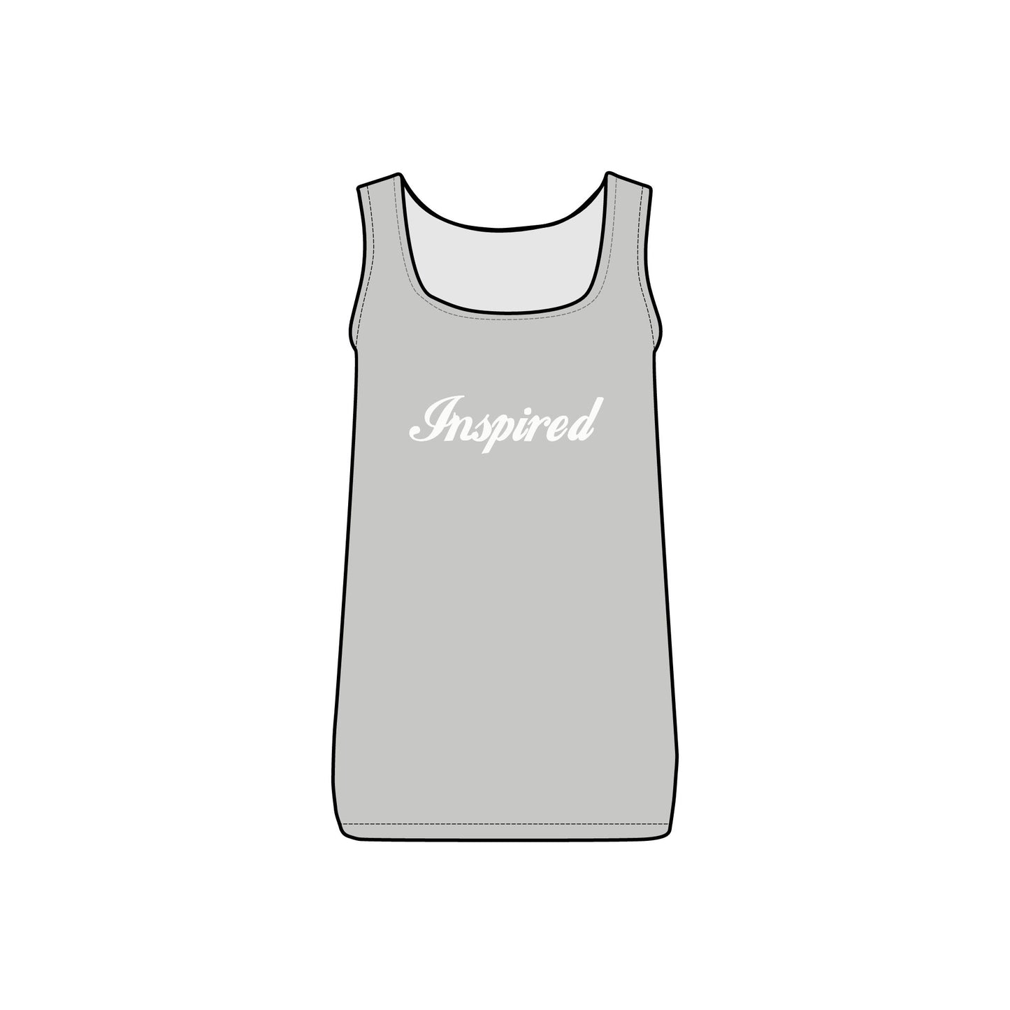 iNSPIRED Women's Micro Ribbed Tank Top