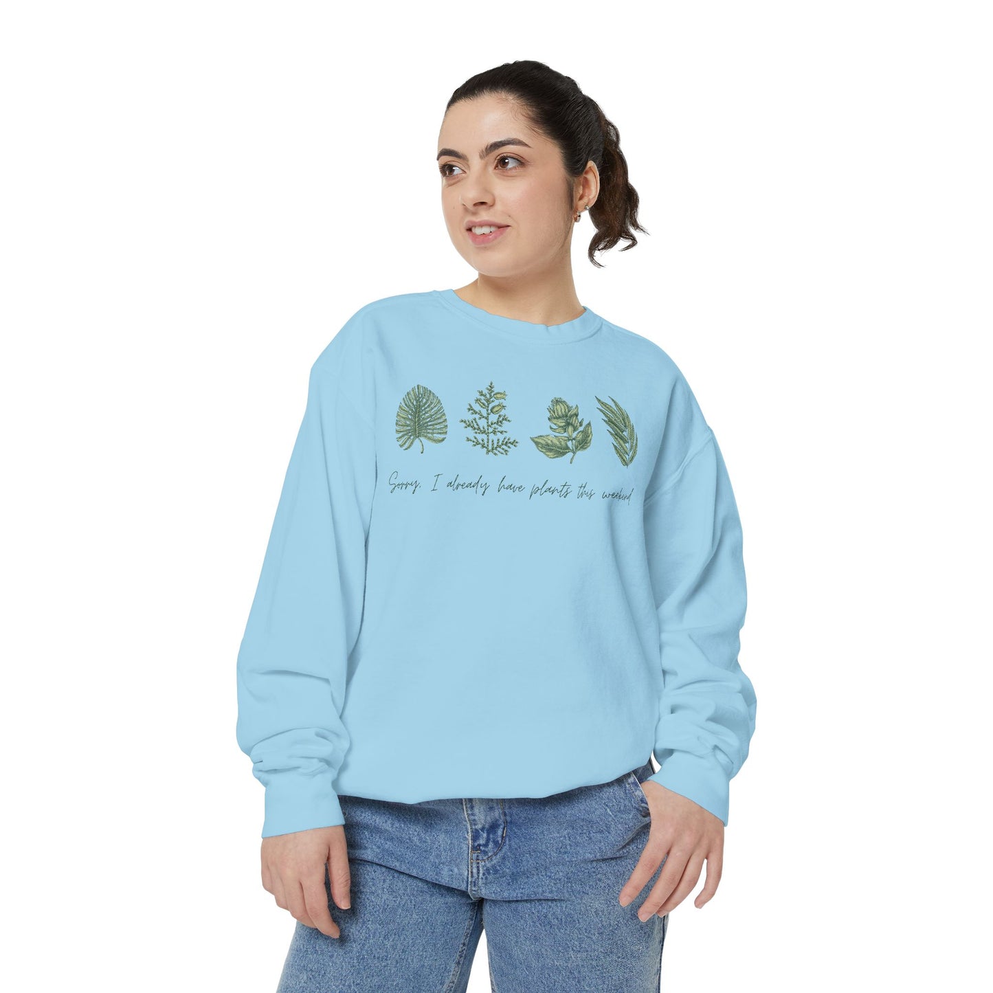 INSPIRED GARDEN P Unisex Dyed Sweatshirt