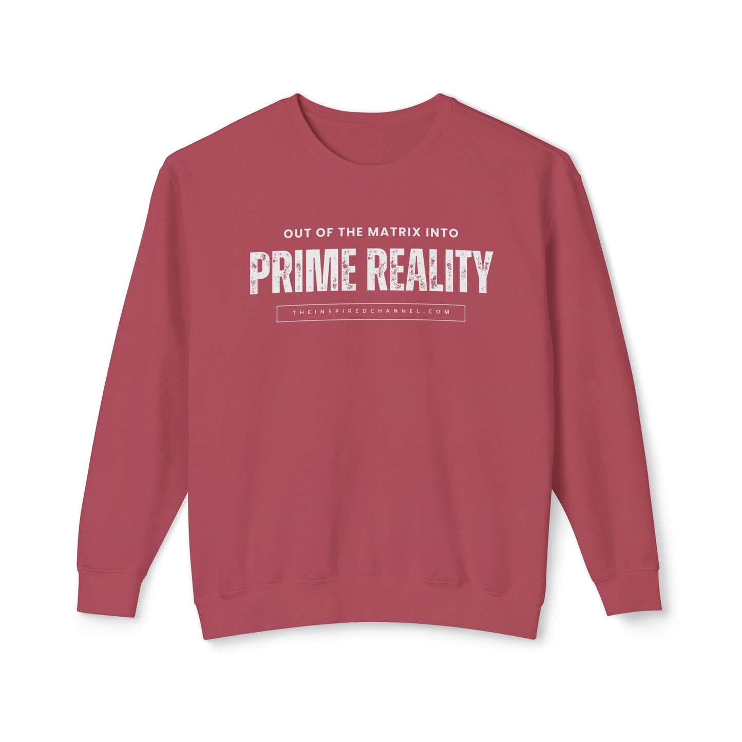 PRIME REALITY Unisex Lightweight Crewneck Sweatshirt