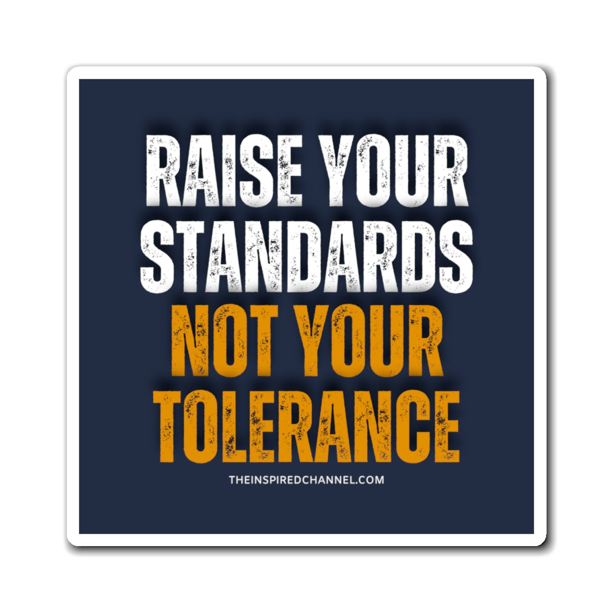 INSPIRED RAISE YOUR STANDARDS Magnets