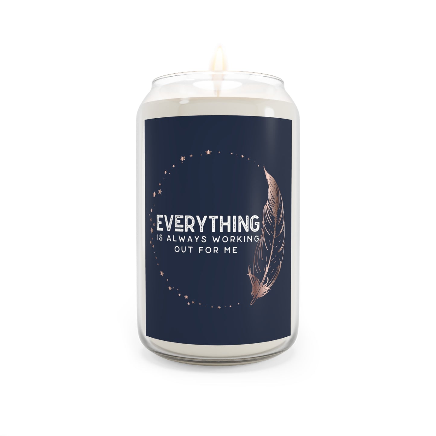 INSPIRED Everything is always ... Big Scented Candle, 13.75oz
