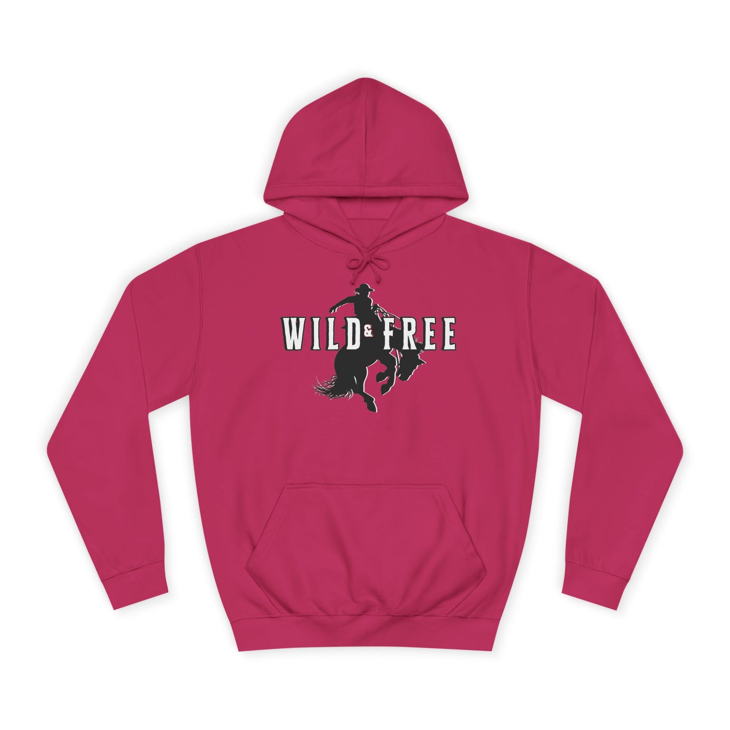 COWBOY WILD AND FREE B UNISEX College Hoodie