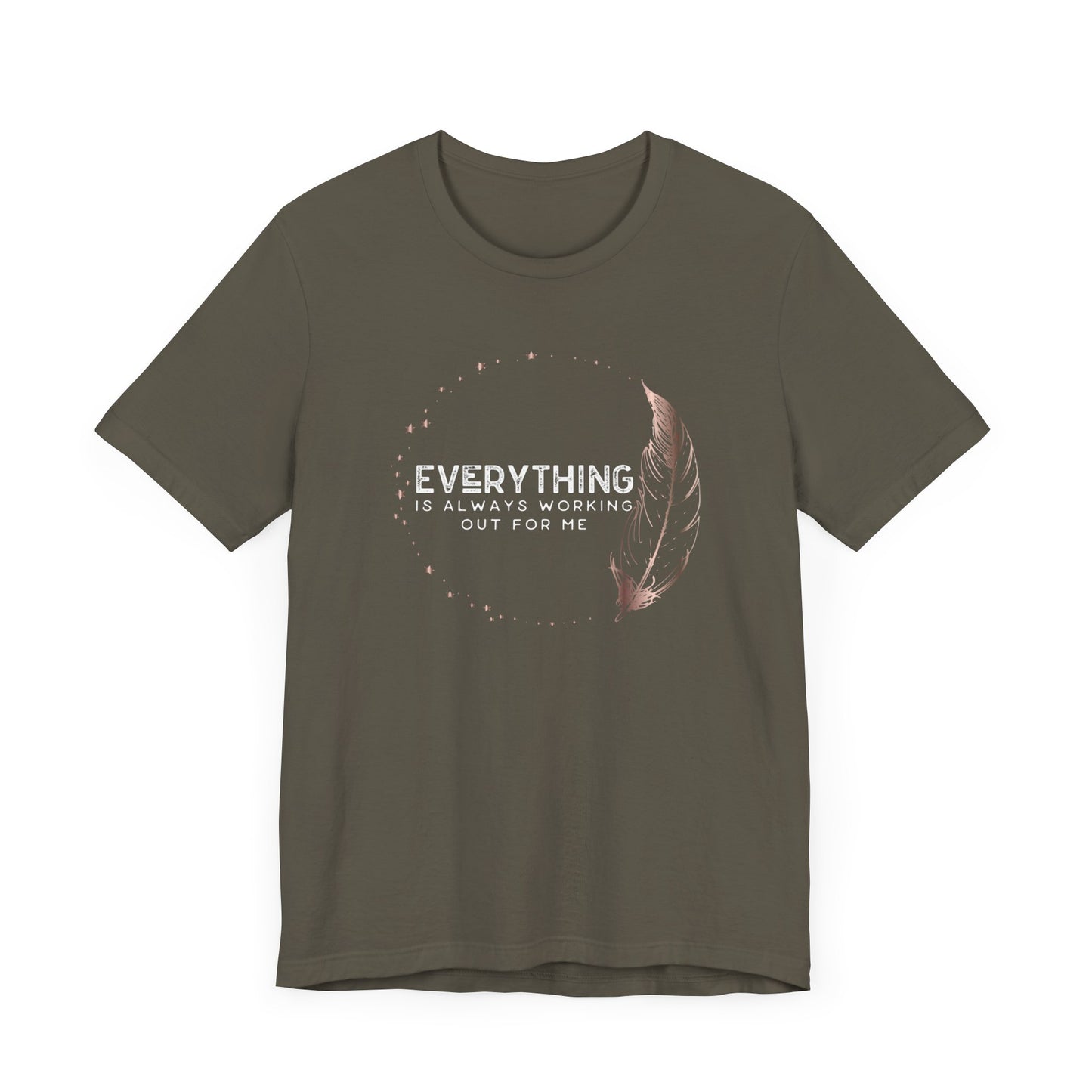 INSPIRED Everything is always ... Jersey Short Sleeve Tee