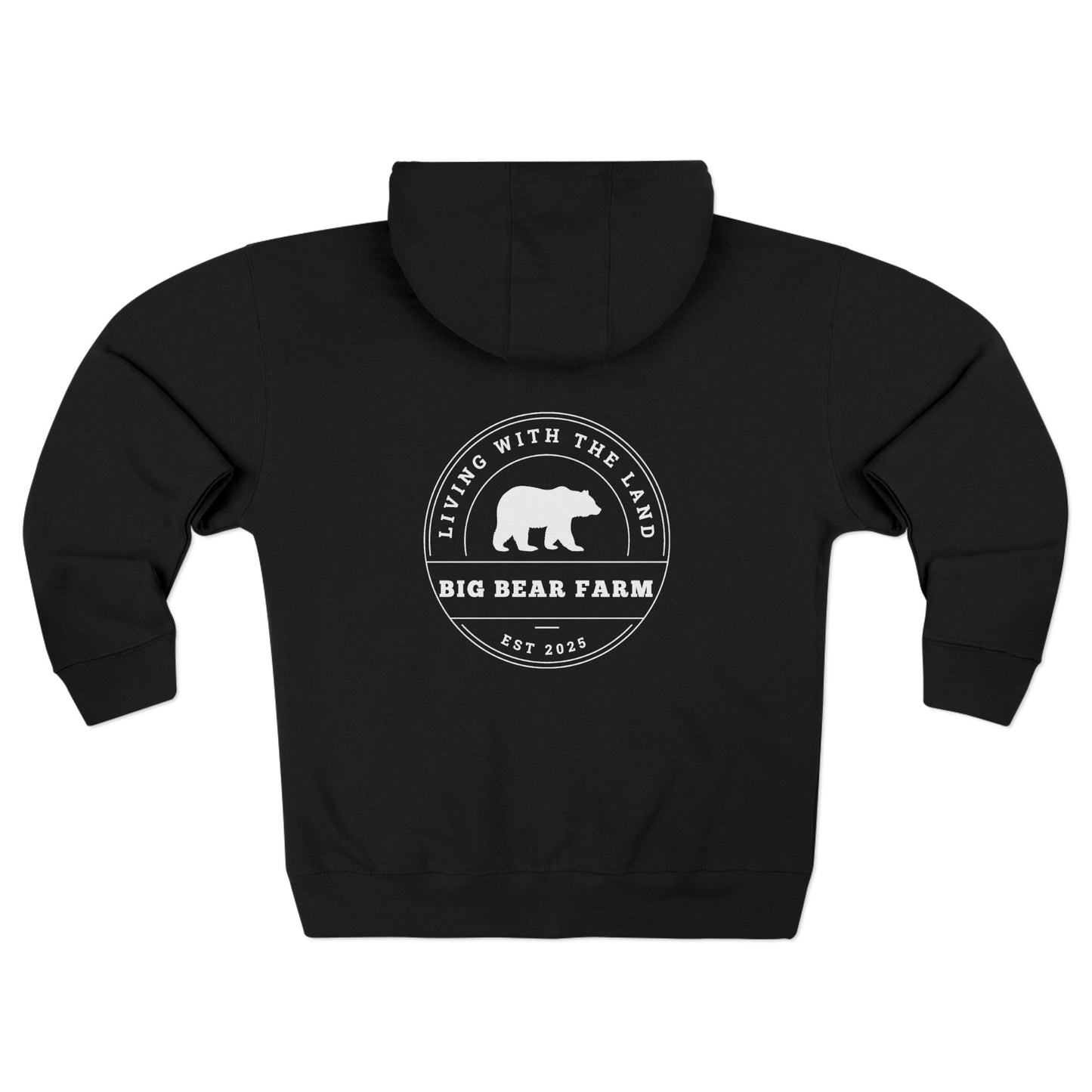 Big Bear Farm Cozy Unisex Zip Hoodie for Everyday Wear