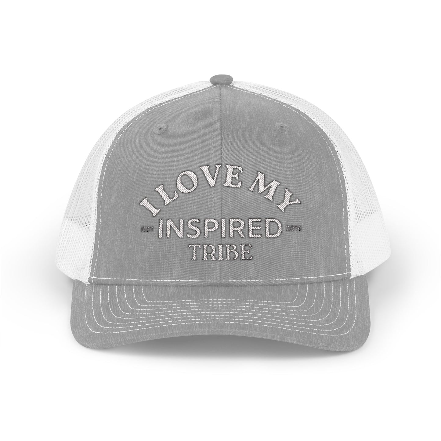 I LOVE MY INSPIRED TRIBE Embroidered Snapback Trucker Cap