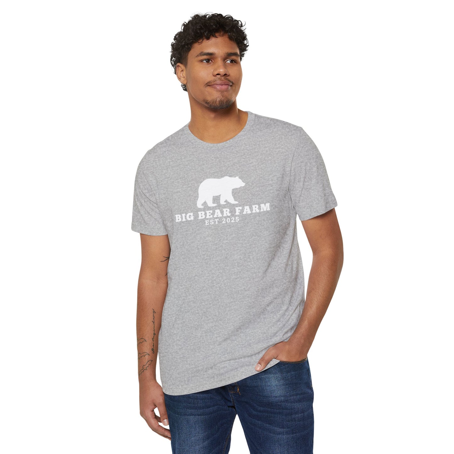 BIG BEAR FARM W M UNISEX Recycled ORGANIC T-Shirt