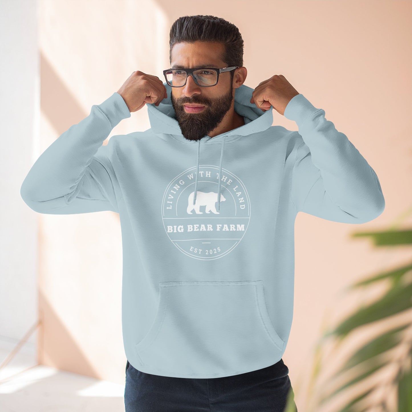 BIG BEAR FARM wm Fleece Hoodie UNISEX