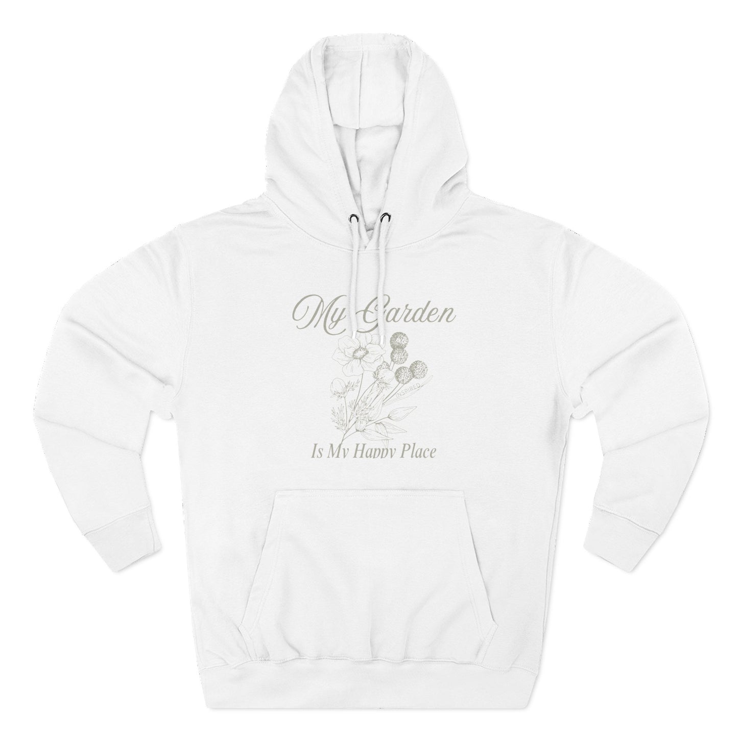 INSPIRED GARDEN M Fleece Hoodie UNISEX