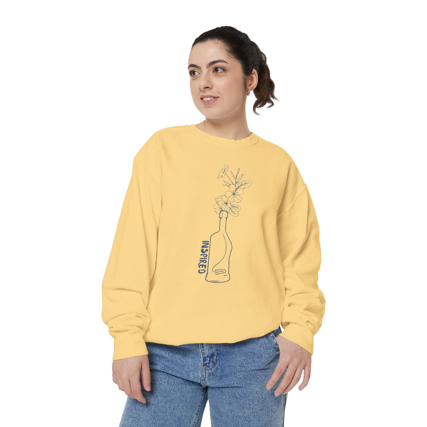 INSPIRED GARDEN V Unisex Dyed Sweatshirt
