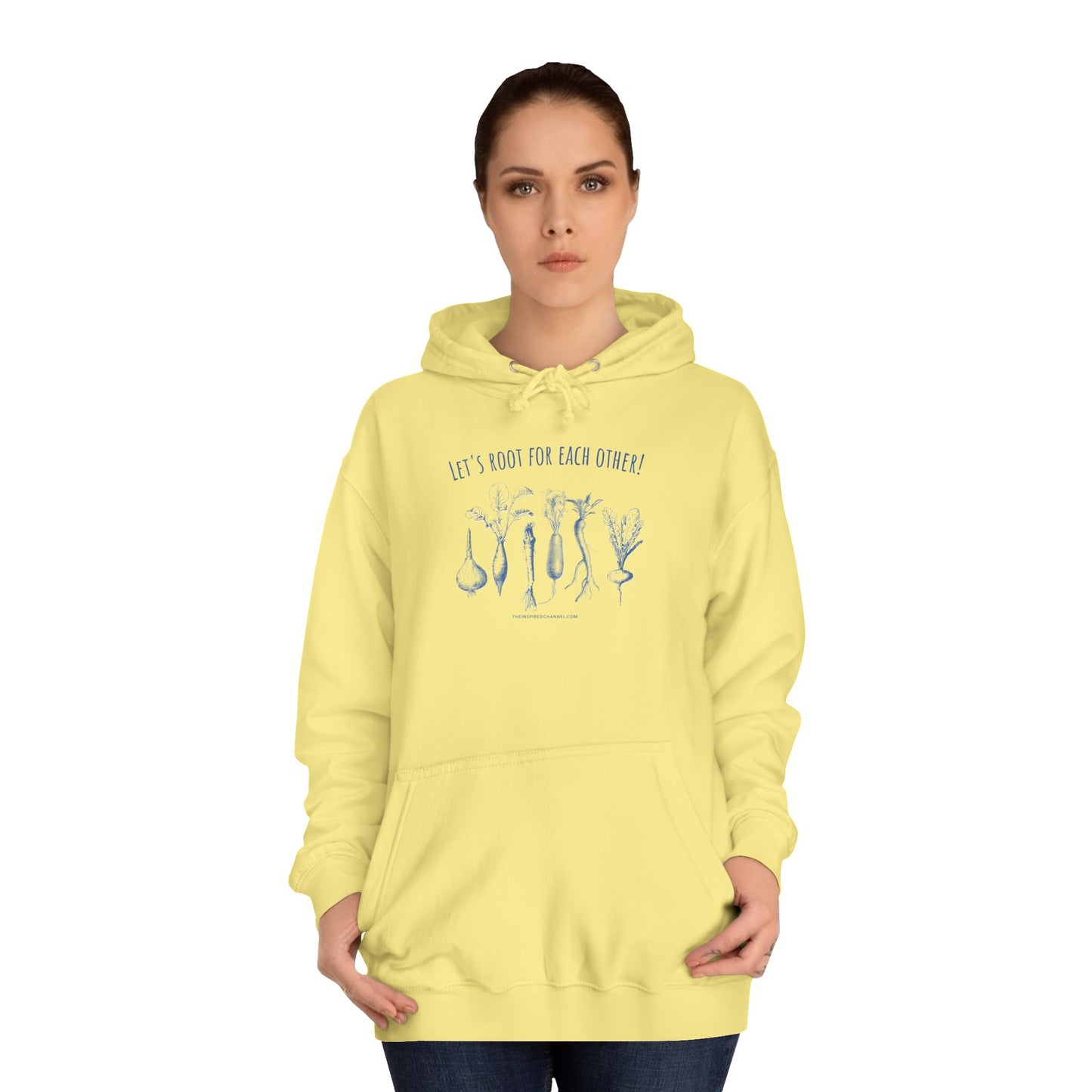 INSPIRED GARDEN L UNISEX College Hoodie