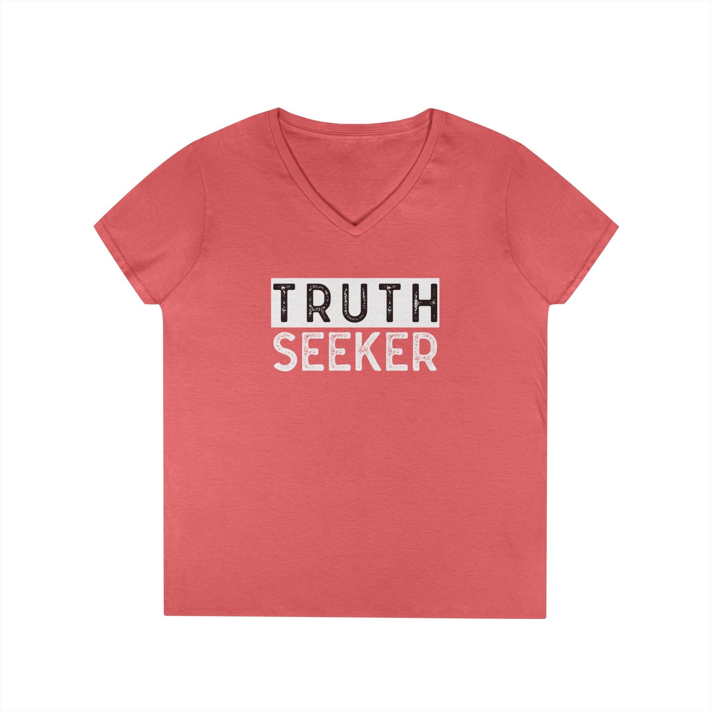 INSPIRED TRUTH SEEKER Ladies' V-Neck T-Shirt