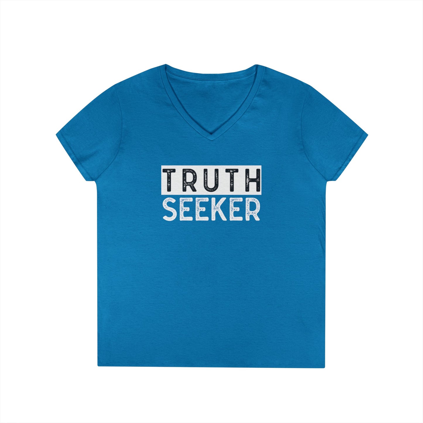 INSPIRED TRUTH SEEKER Ladies' V-Neck T-Shirt