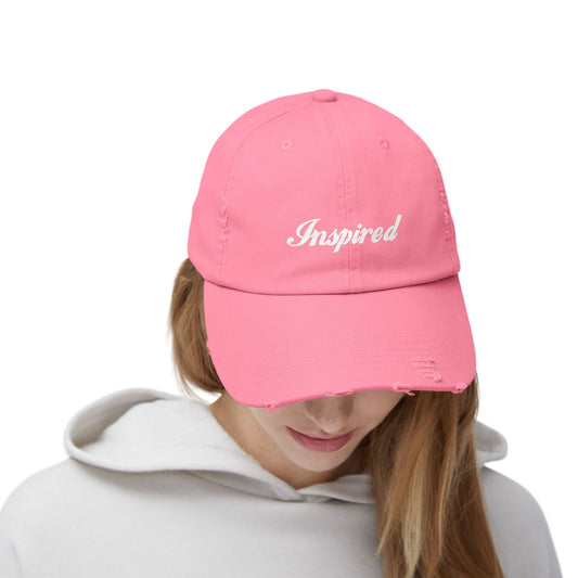INSPIRED Unisex Distressed Cap - Inspired Fashion Accessory