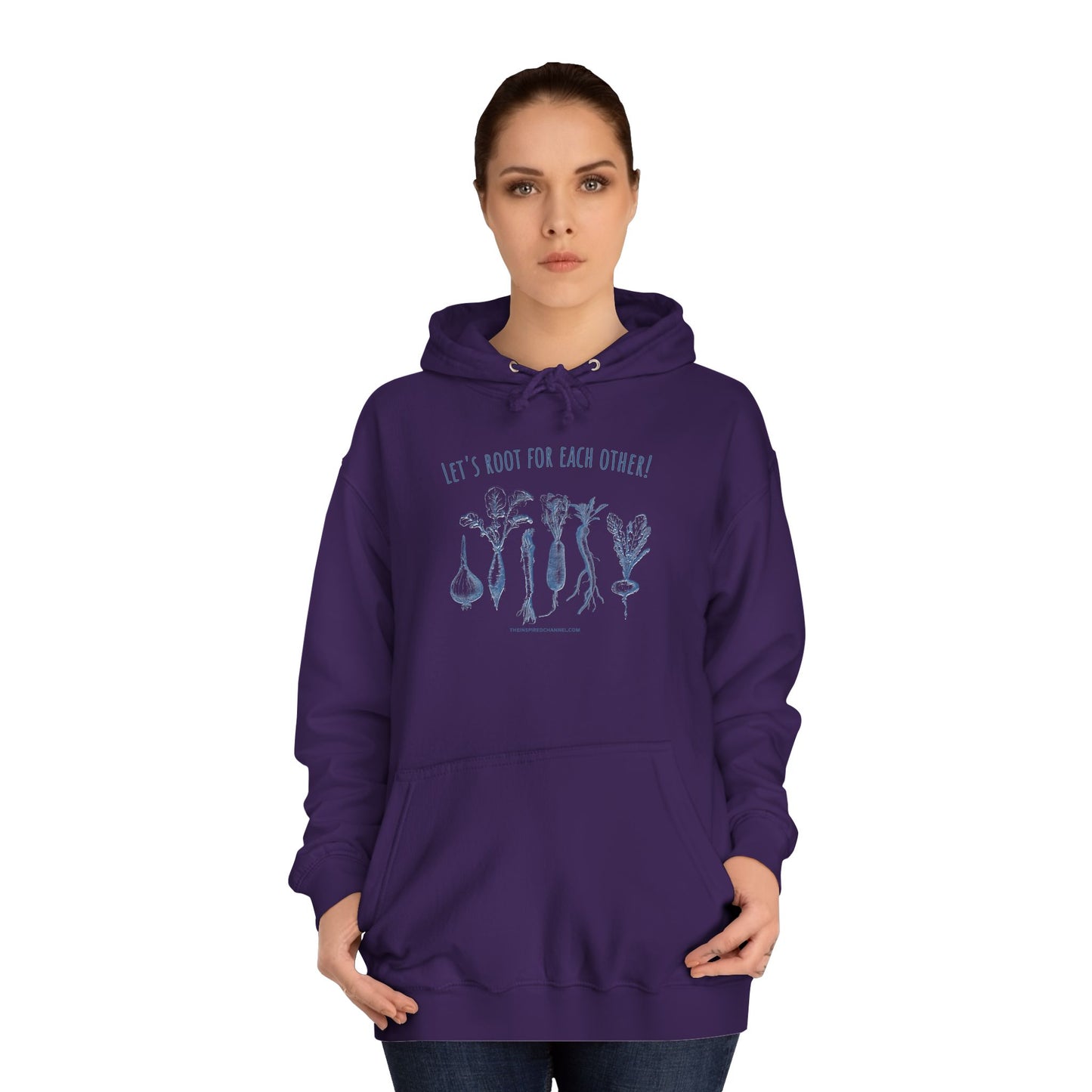 INSPIRED GARDEN L UNISEX College Hoodie