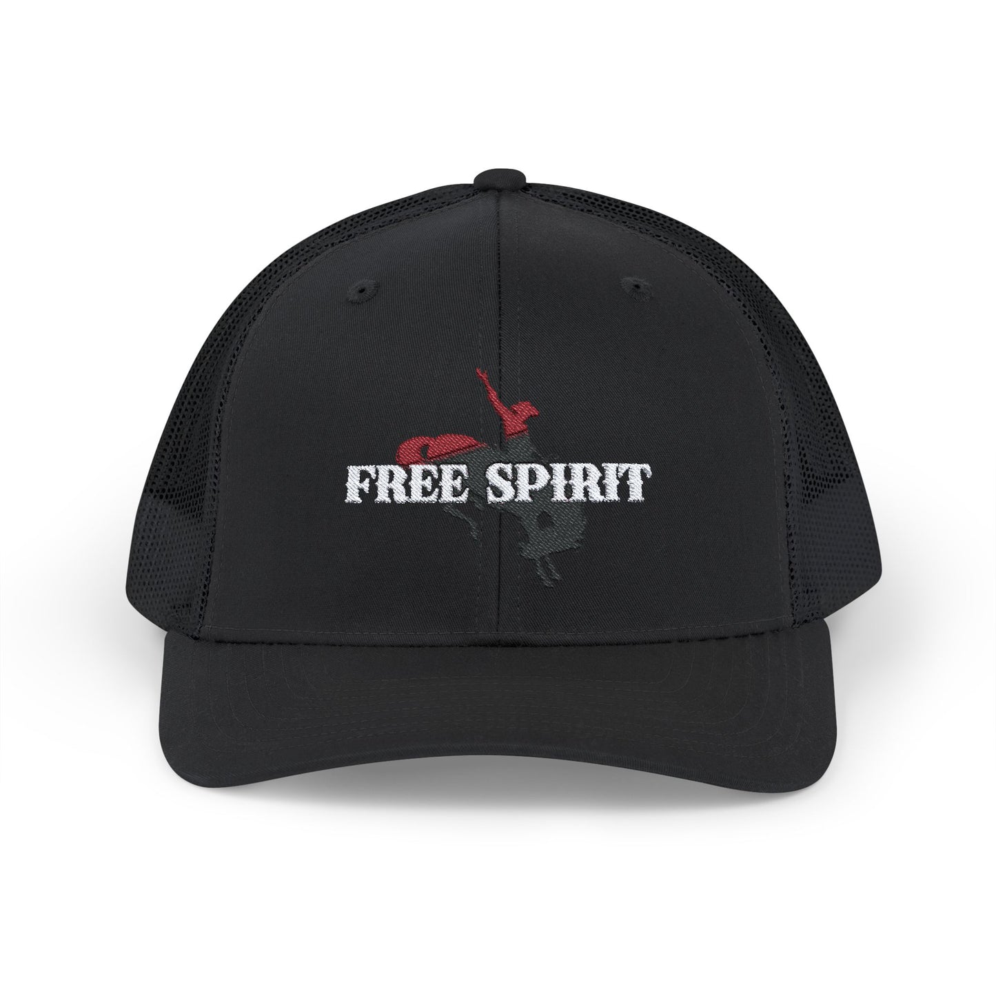 FREE SPIRIT  Embroidered Snapback Trucker Cap